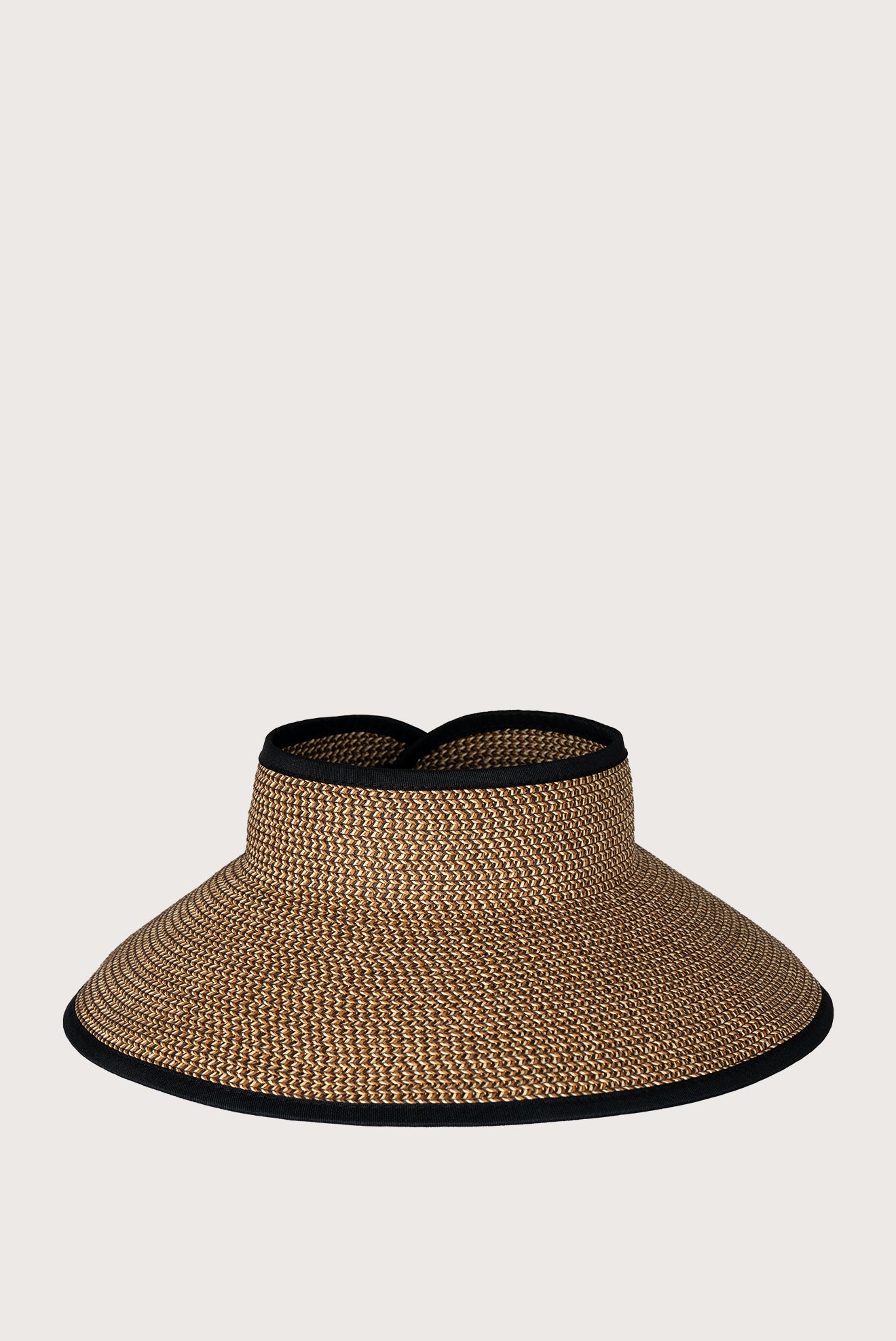Africa Visor Natural & Black Mix