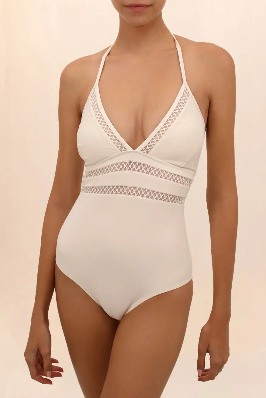 ENTERO TRIÁNGULO CYCAS - BLANCO Zingara