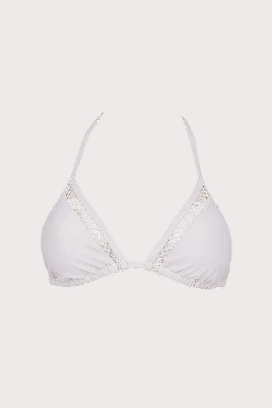 TOP TRIÁNGULO CYCAS BLANCO Zingara