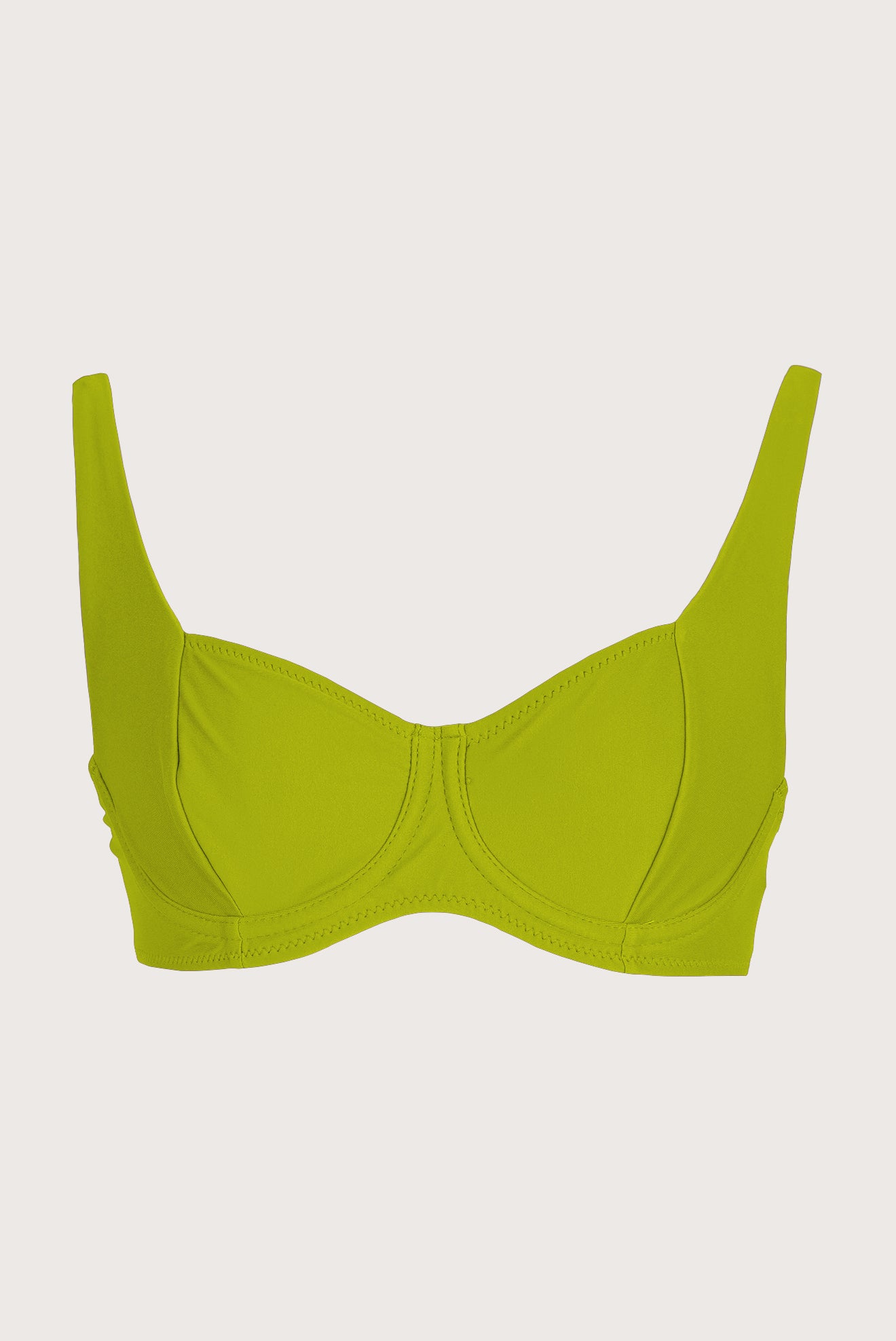 Corset Bikini Top Joker Lime Green