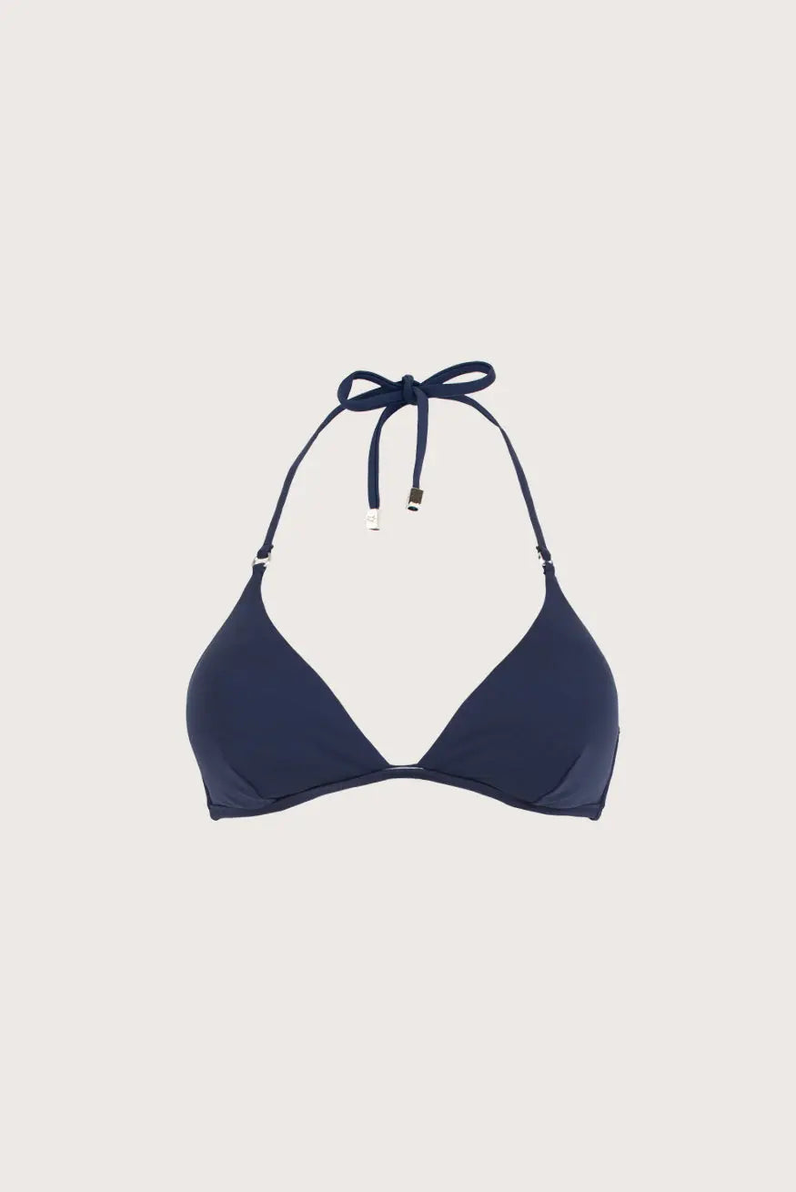 Sostén de Bikini Triángulo Azul | Ajuste Perfecto y Elegante