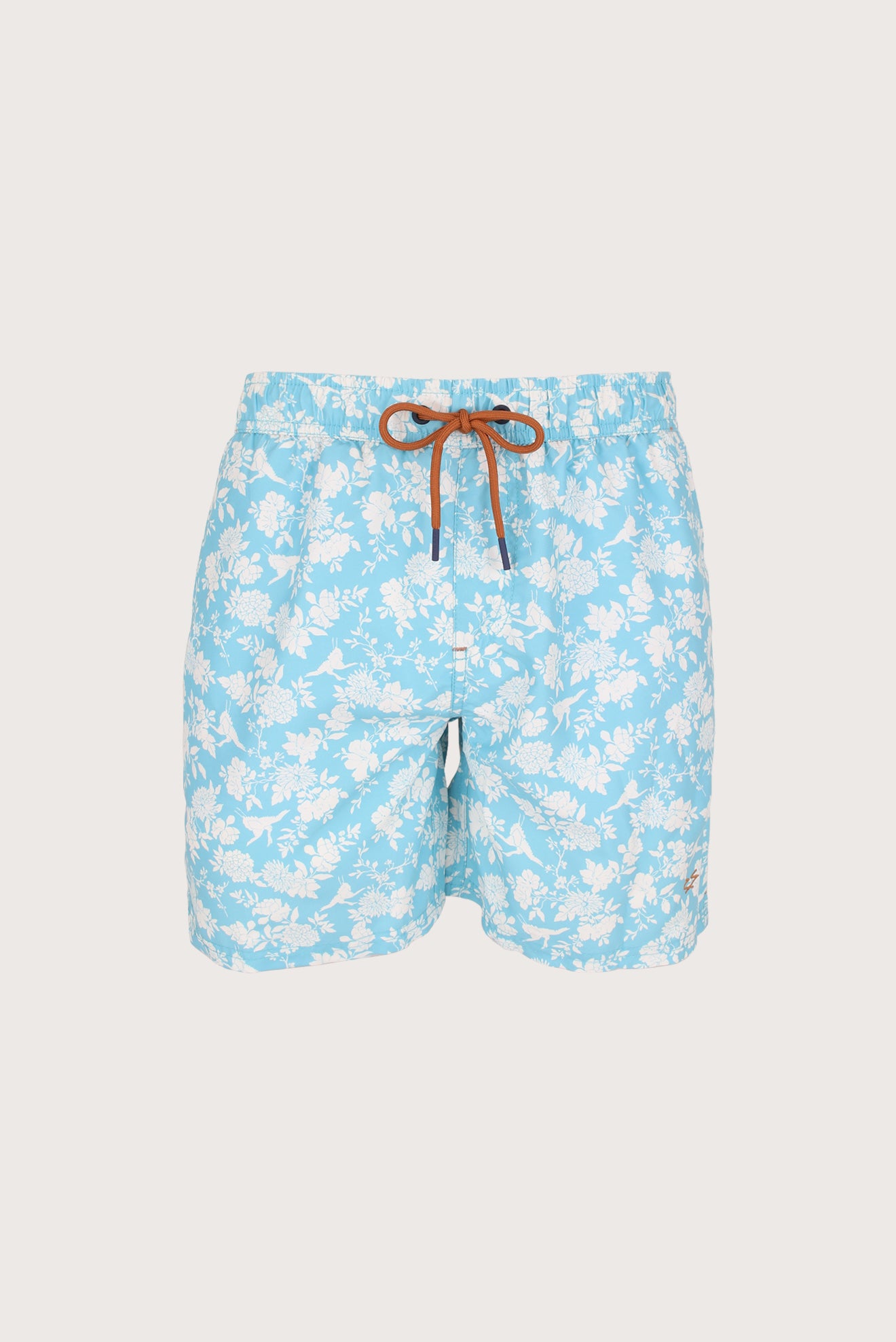 Men Swim Shorts Printed Flowers