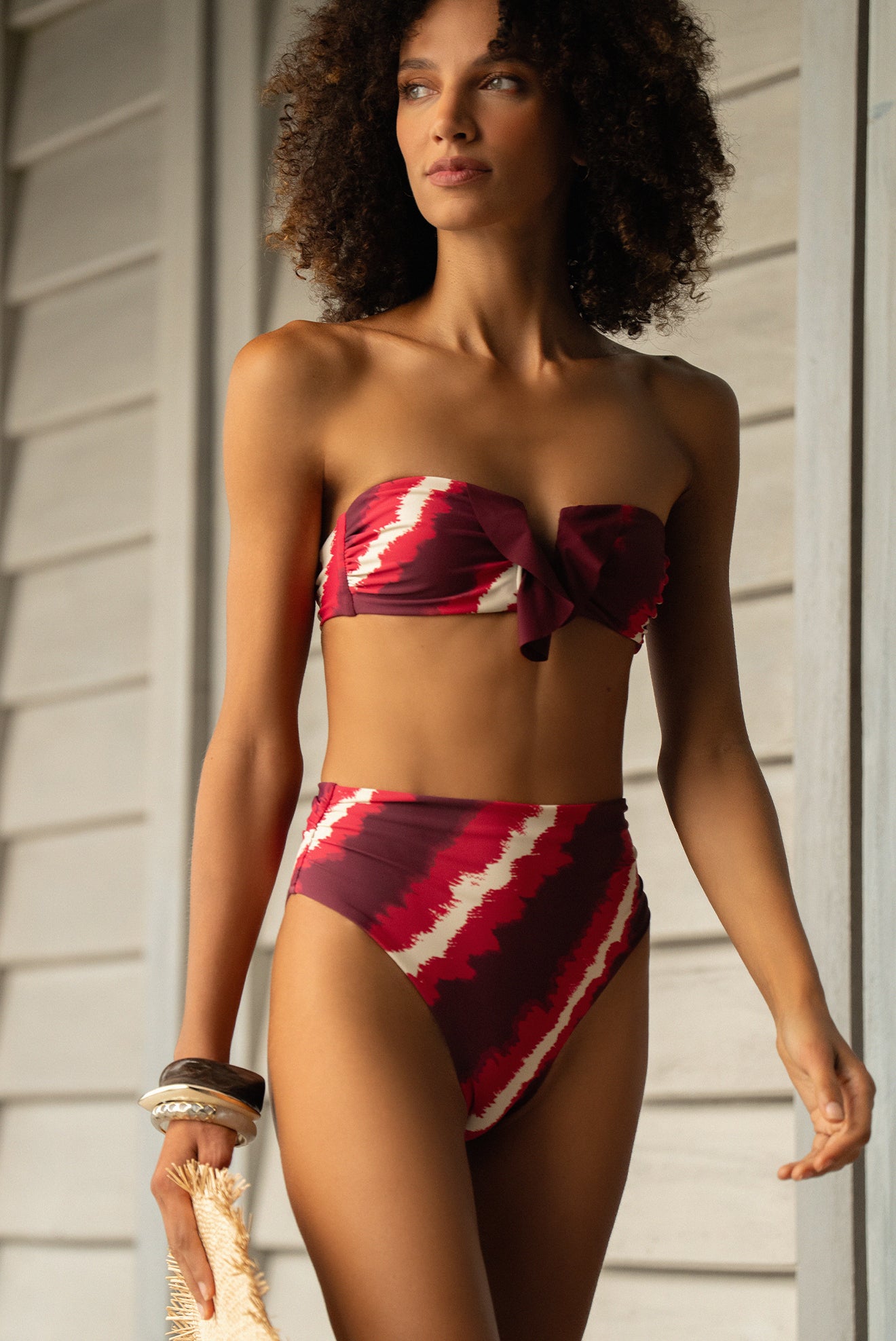 Lyon High-Waist Ruched Bottom