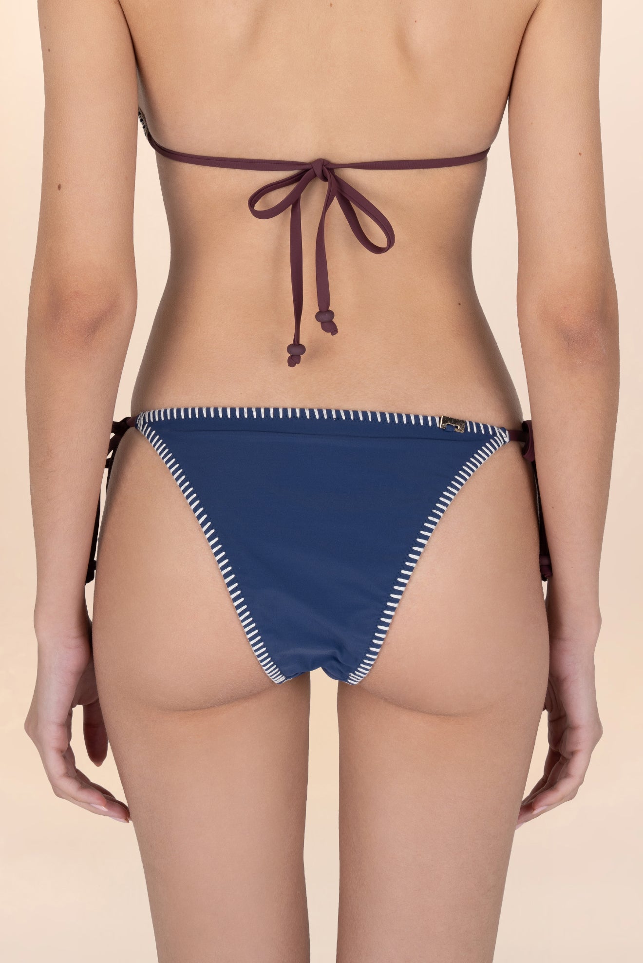 Side-Tie Ring Bottom Sarzay Blue