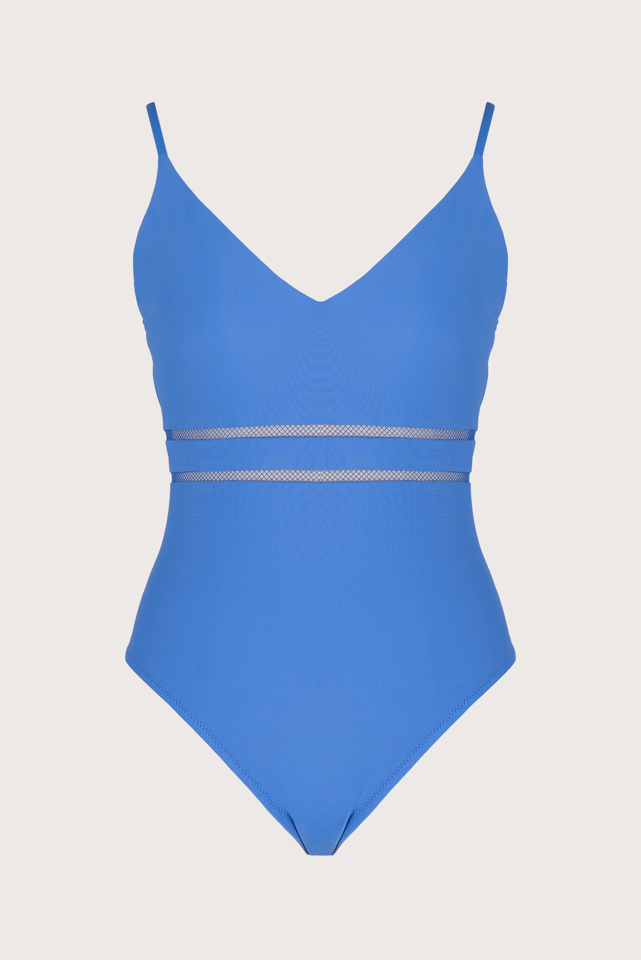 Ruan Ladder Detail T-Shirt One-Piece Blue