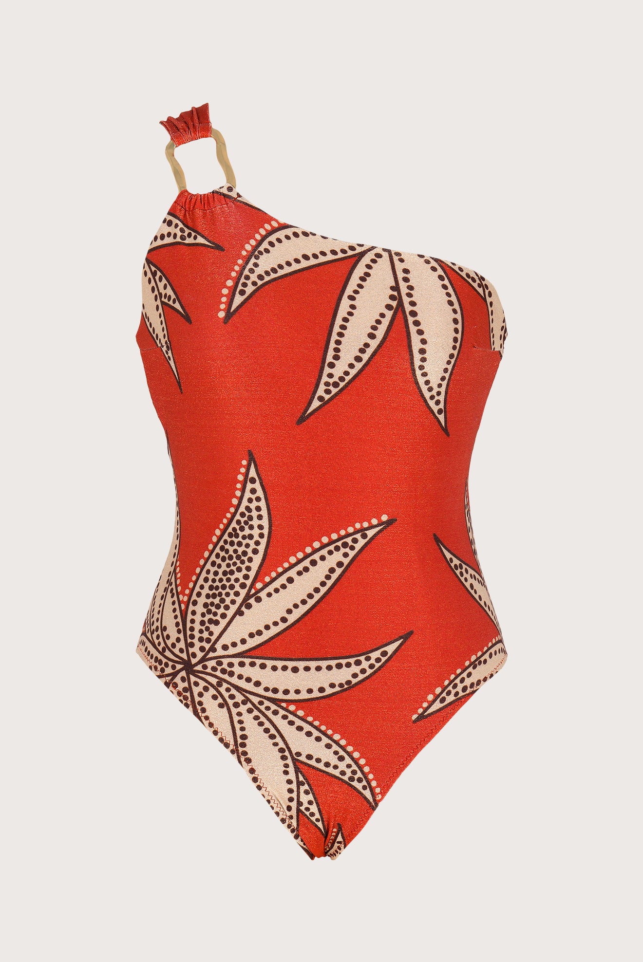 Nimes Asymmetric Buckle One-Piece