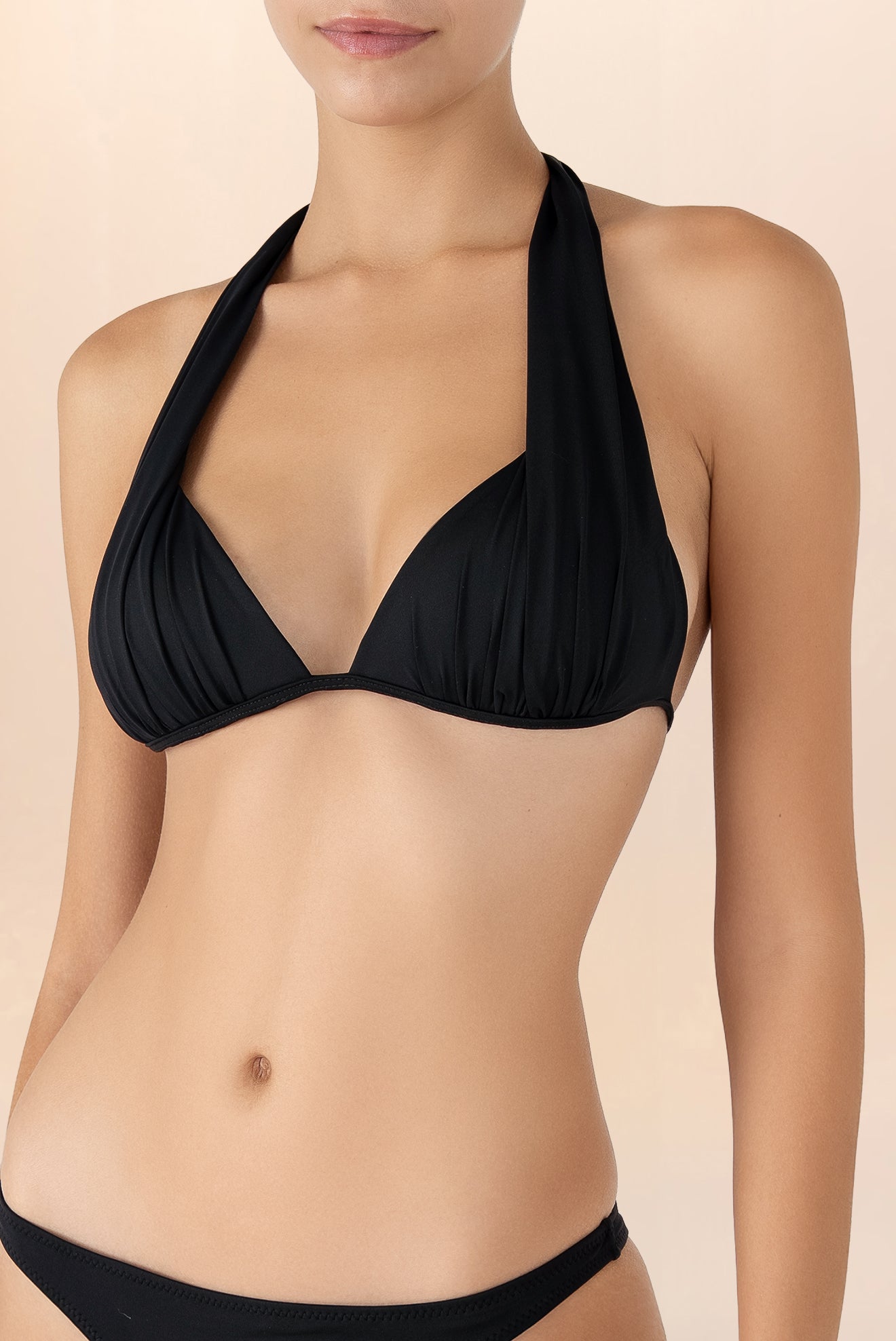 Black Marilyn Scarf Top