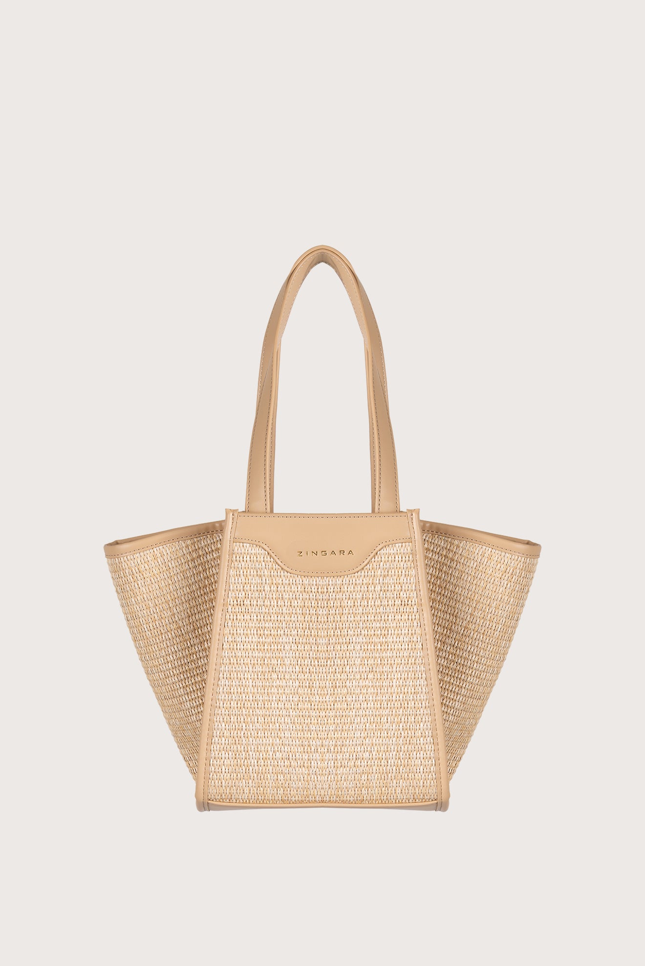 Bolsa Mini Tote Natural Beige