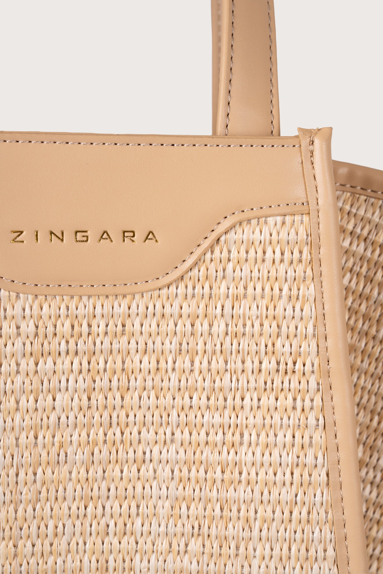 Bolsa Mini Tote Natural Beige