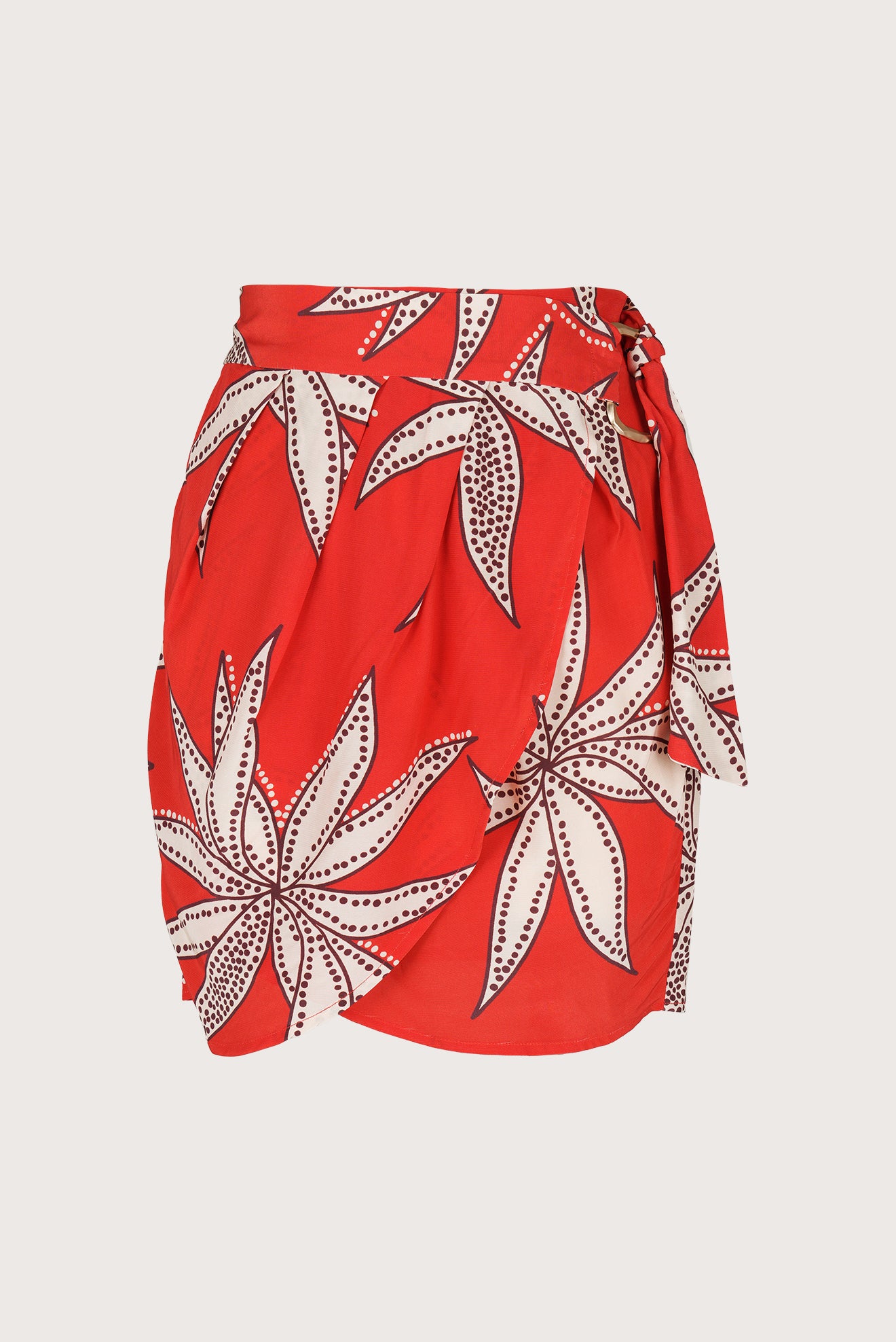 Nimes Printed Pareo Skirt