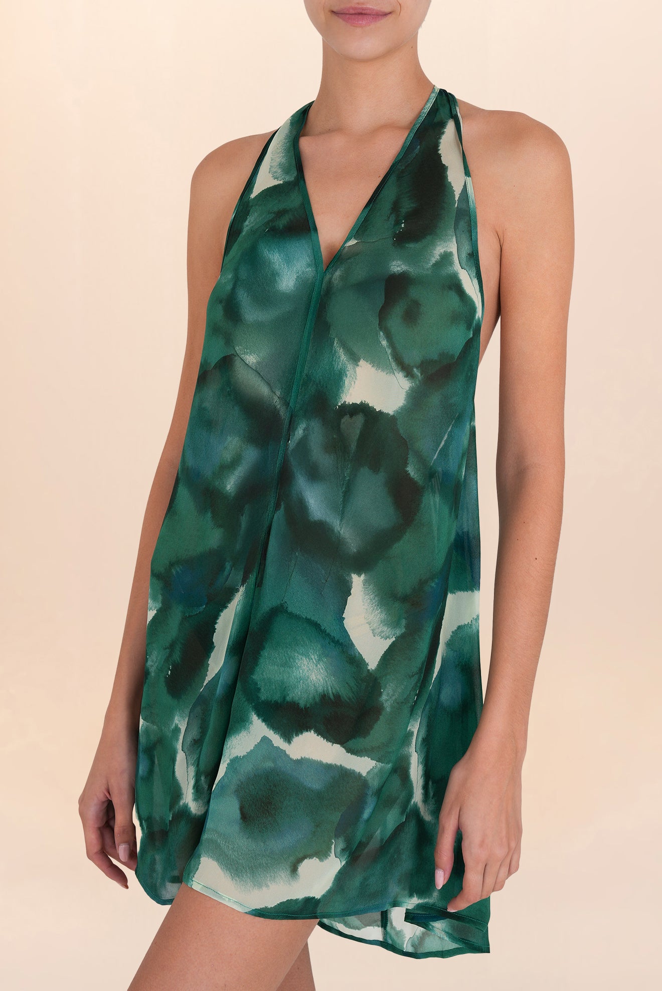 Vestido Corto Cluis Verde