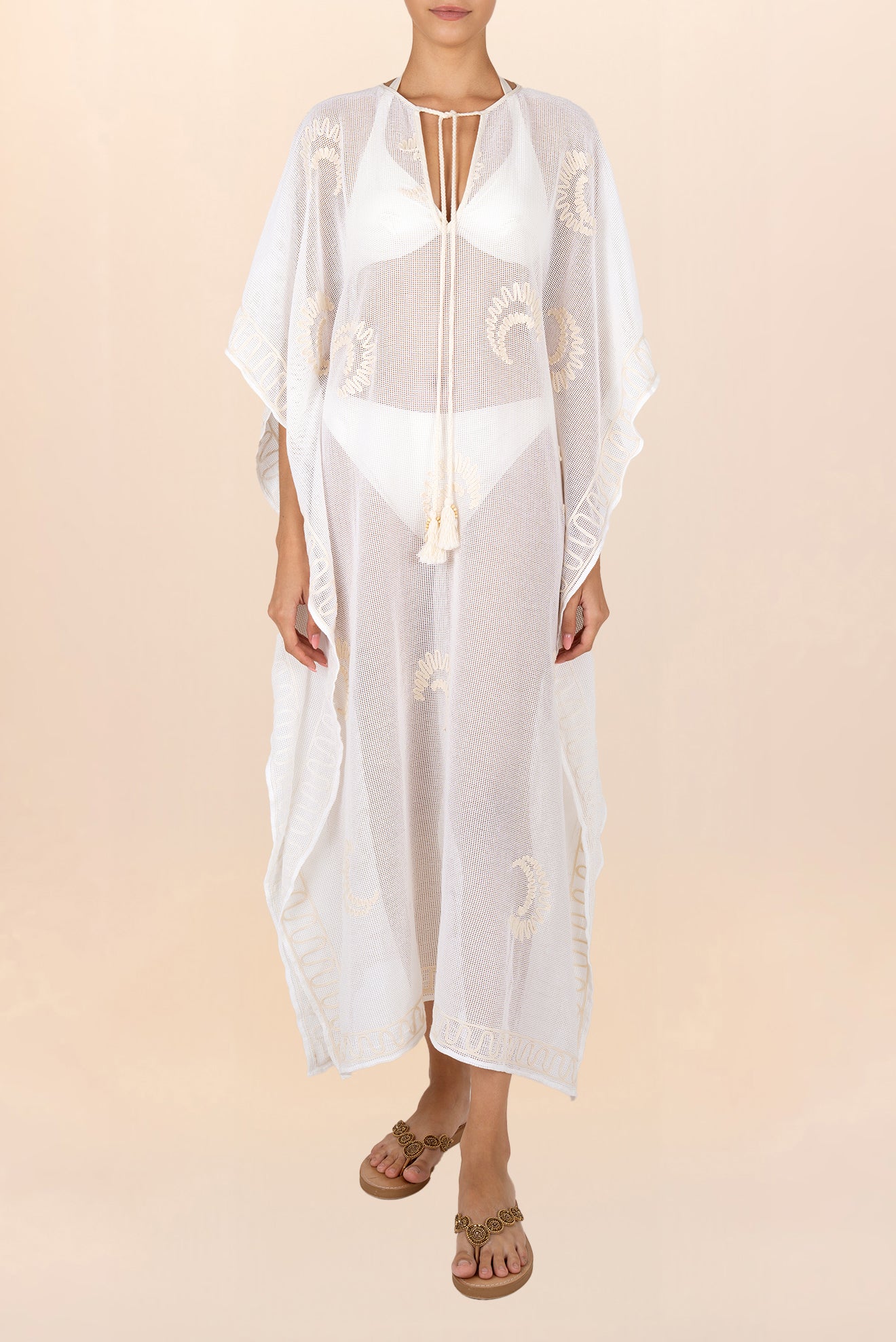 Arona Long Cotton Kaftan