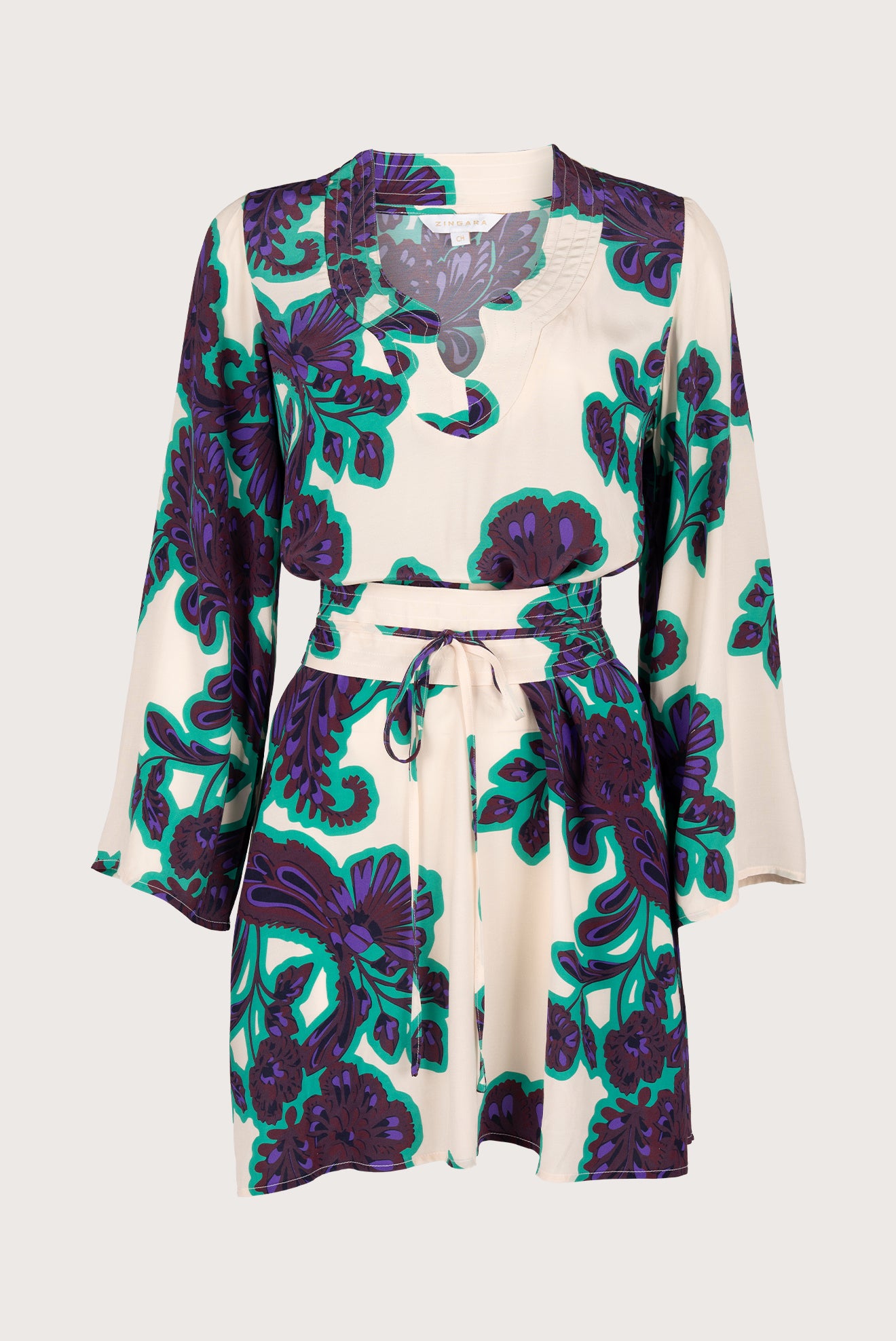 Lucera V-Neck Short Kaftan