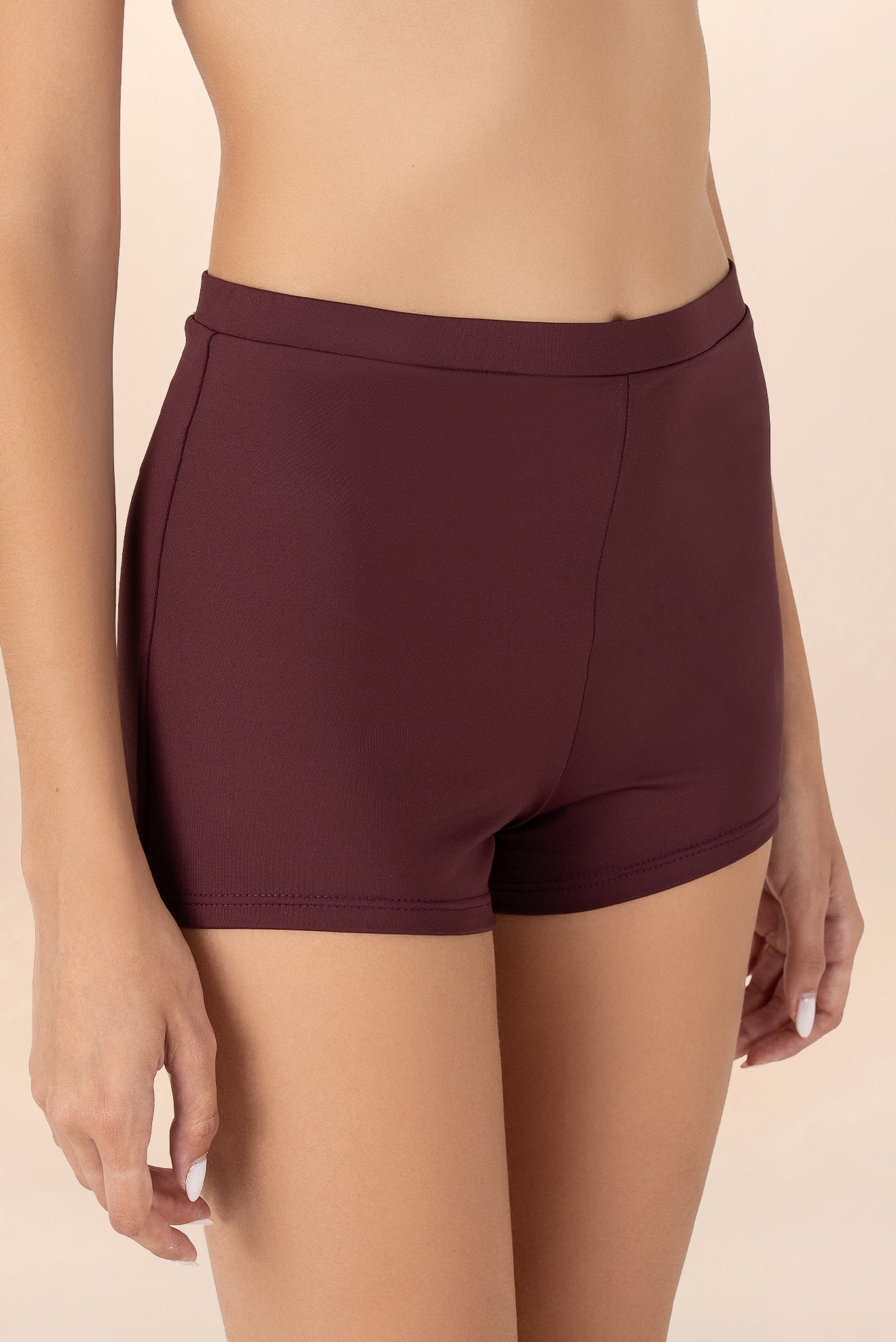 Violet Elastic Short Bottom