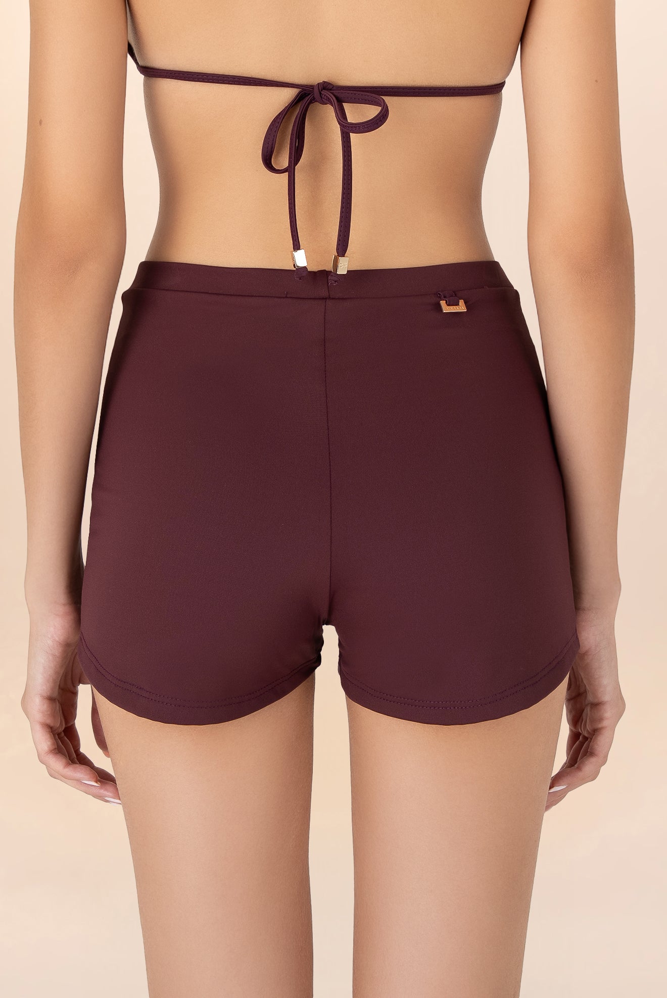 Calzón Short Violeta Elástico