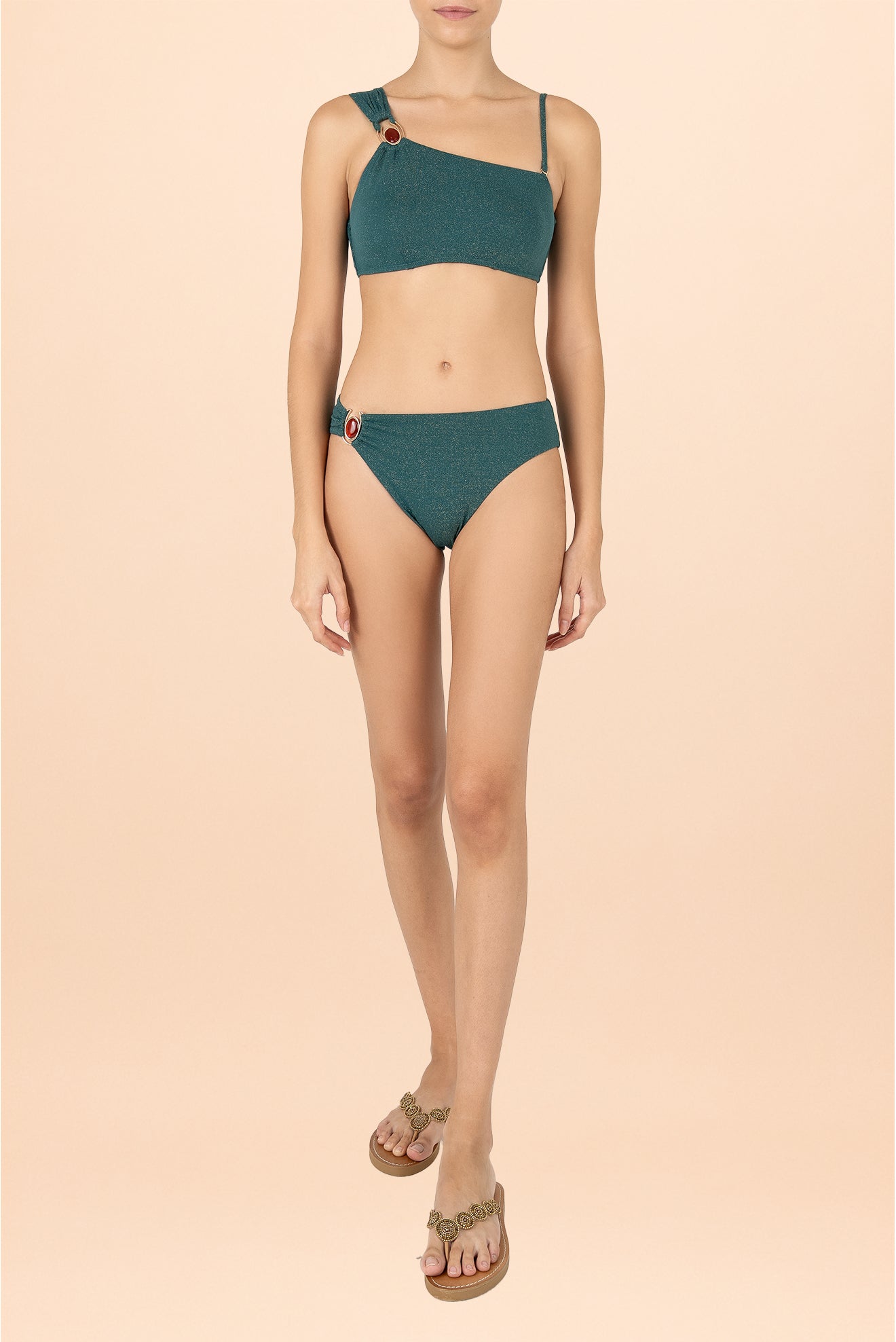 Calzón Retro Hebilla Cacao