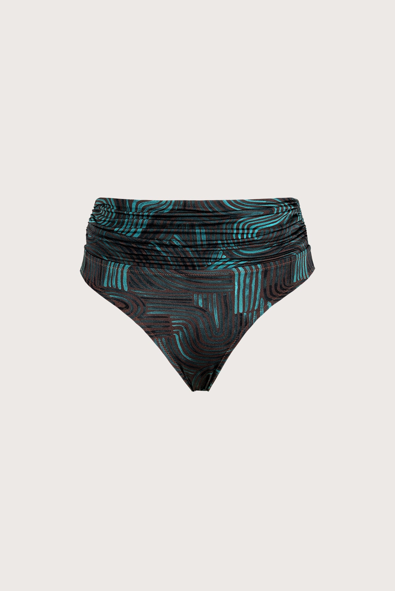 Cacao High-Waisted Bottom