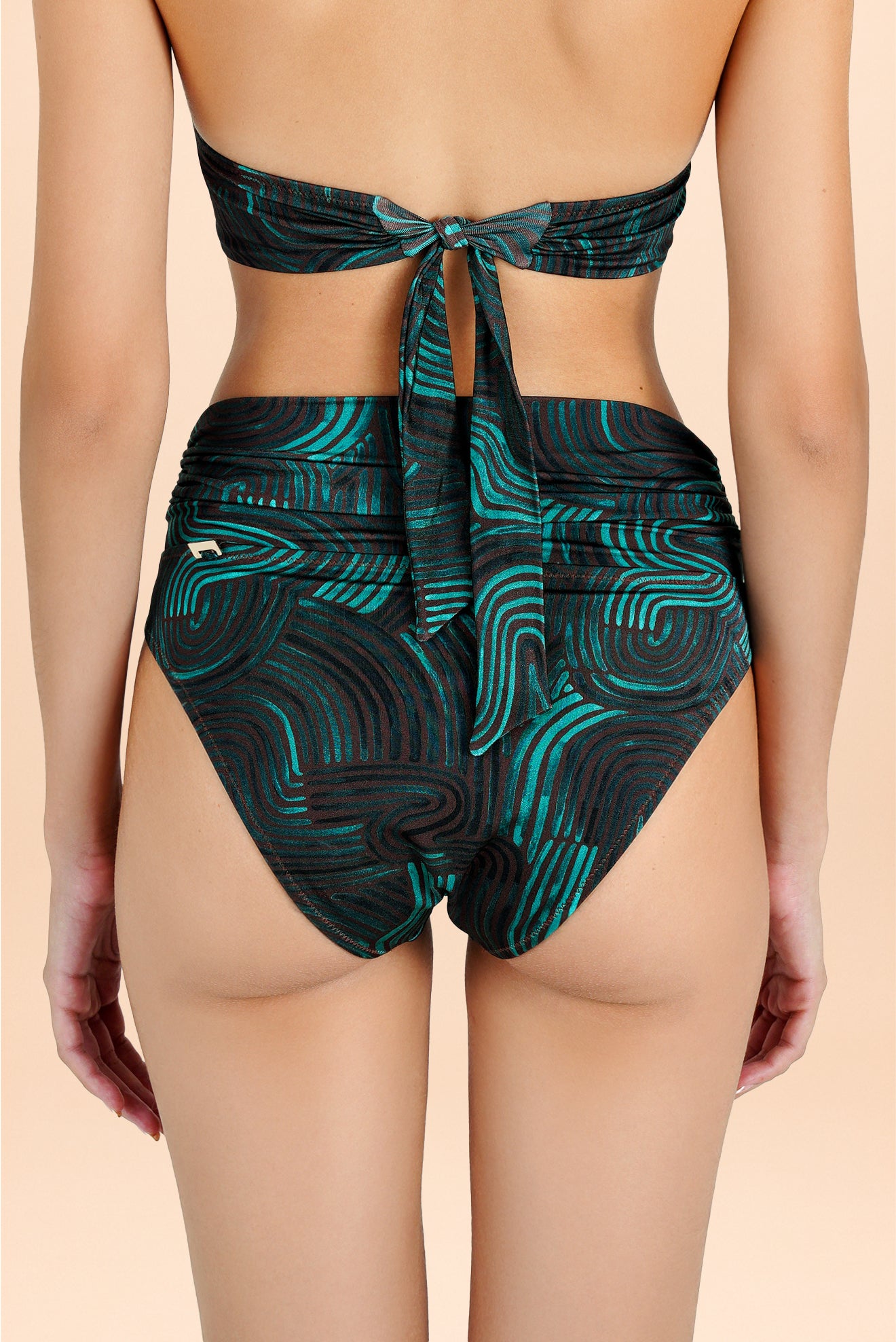 Cacao High-Waisted Bottom