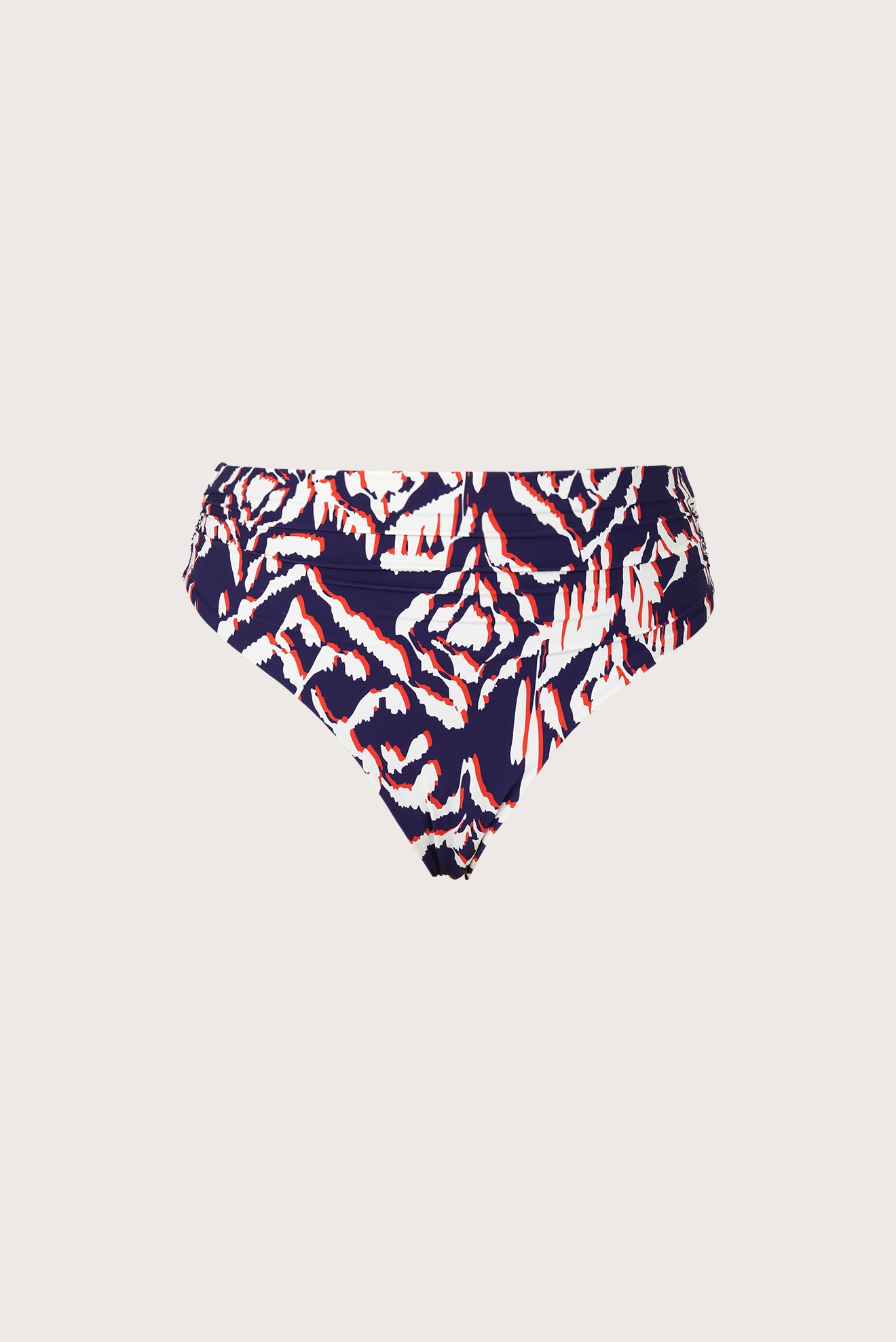 Lazuli High-waisted Rushed Bikini Bottom