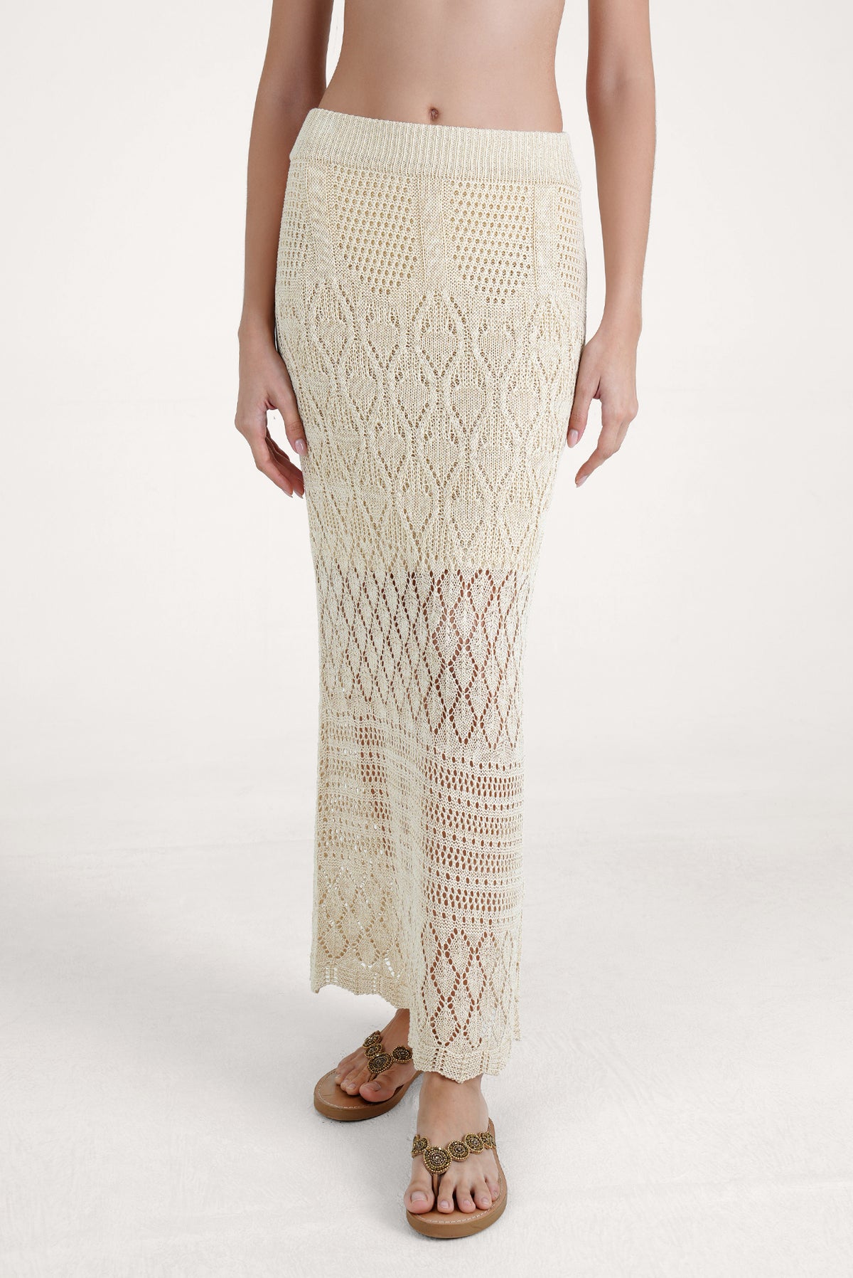 Caraiba Long Skirt Gold