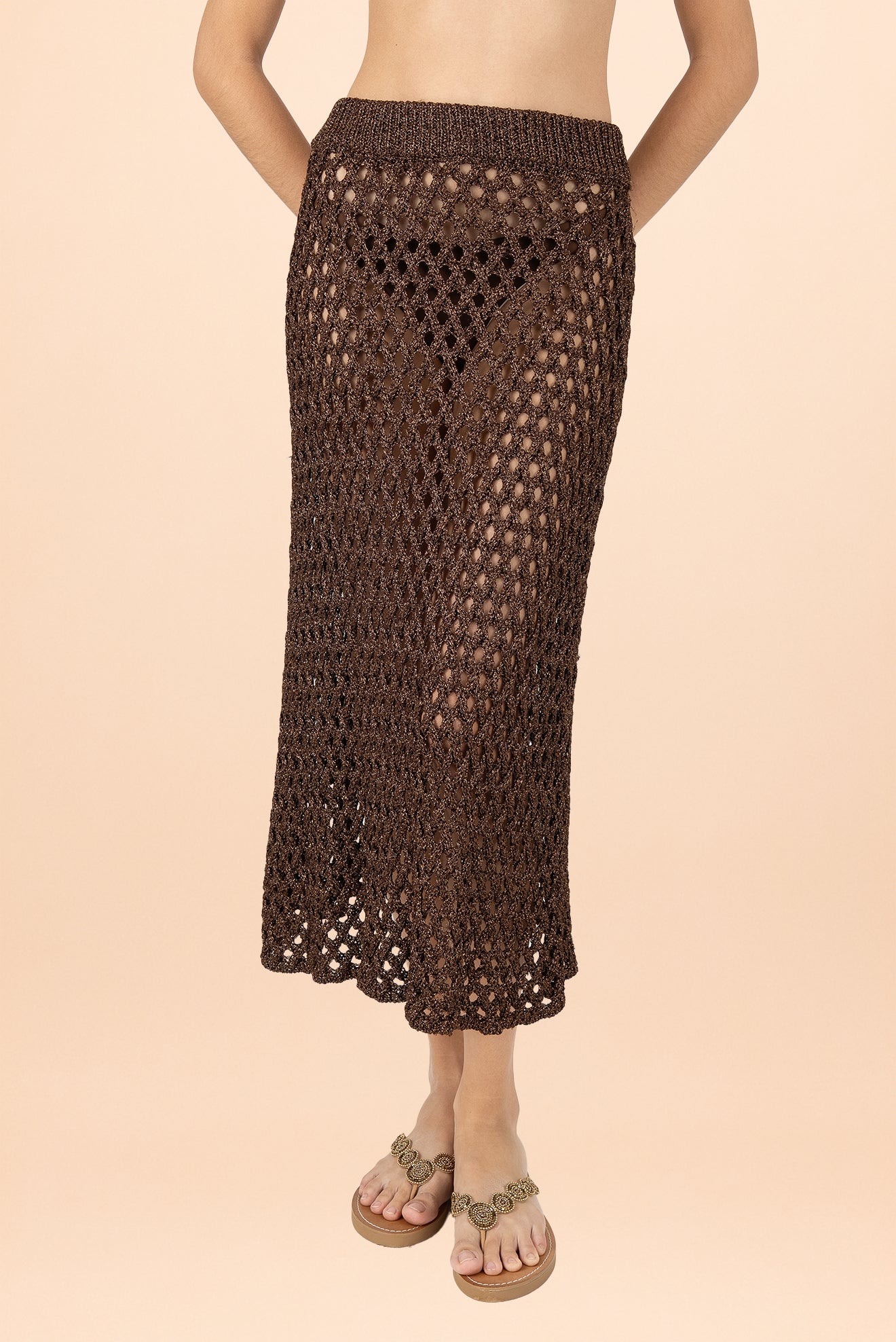 Falda Larga Calada Do Reis Café