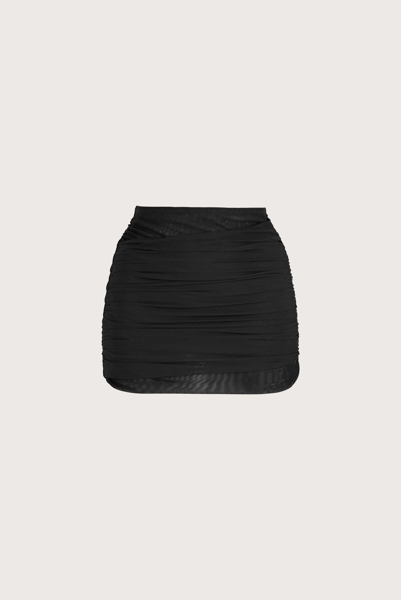 Falda Corta Mesh Negro