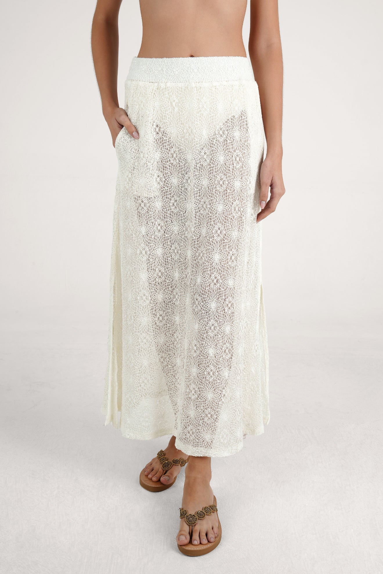 Vriesa Maxi Skirt Off White