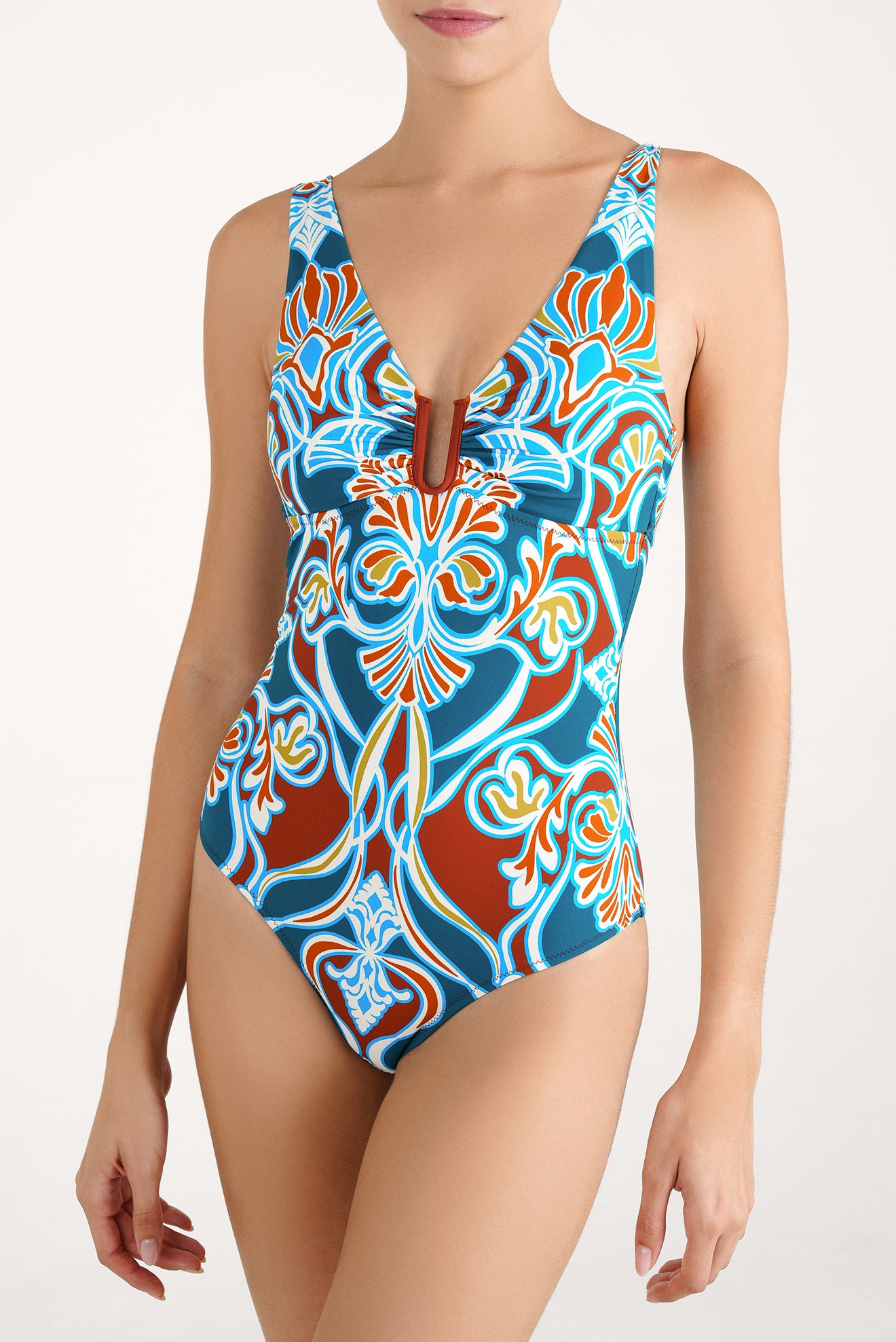 Amira V-Neck One-Piece