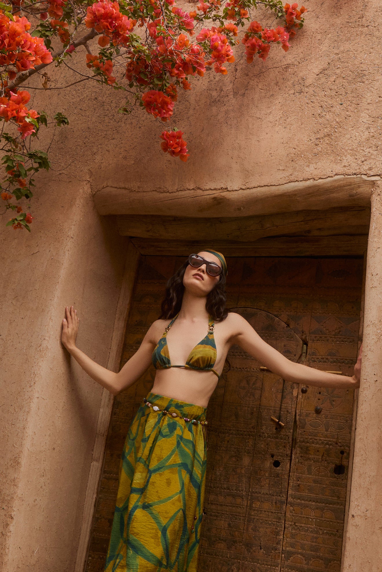 Sabia Chain Triangle Bikini Top
