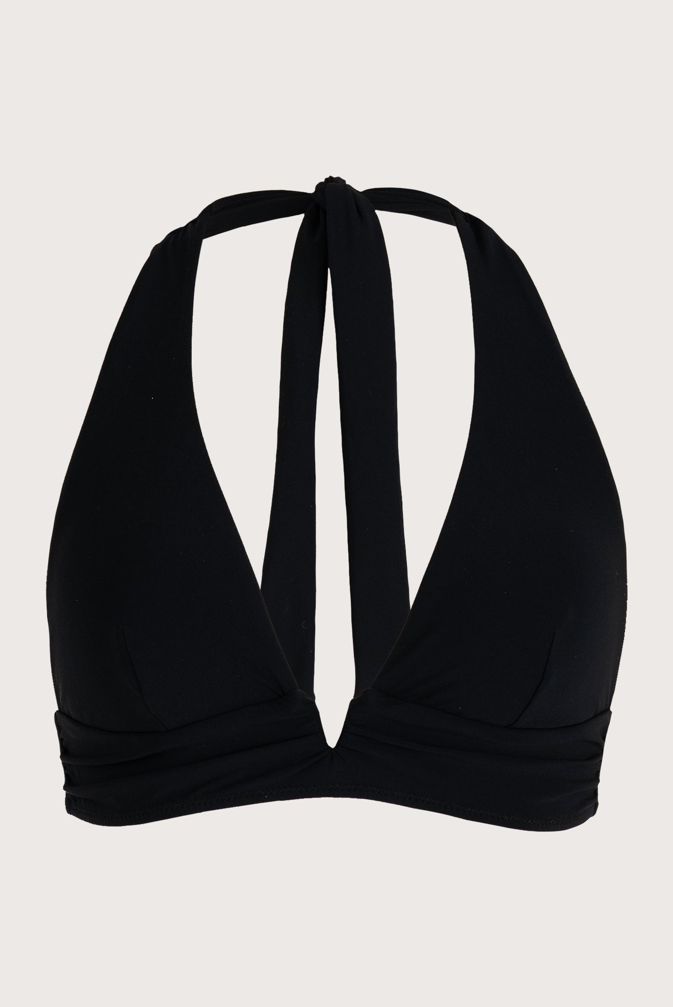 Attalea Black Halter V Top
