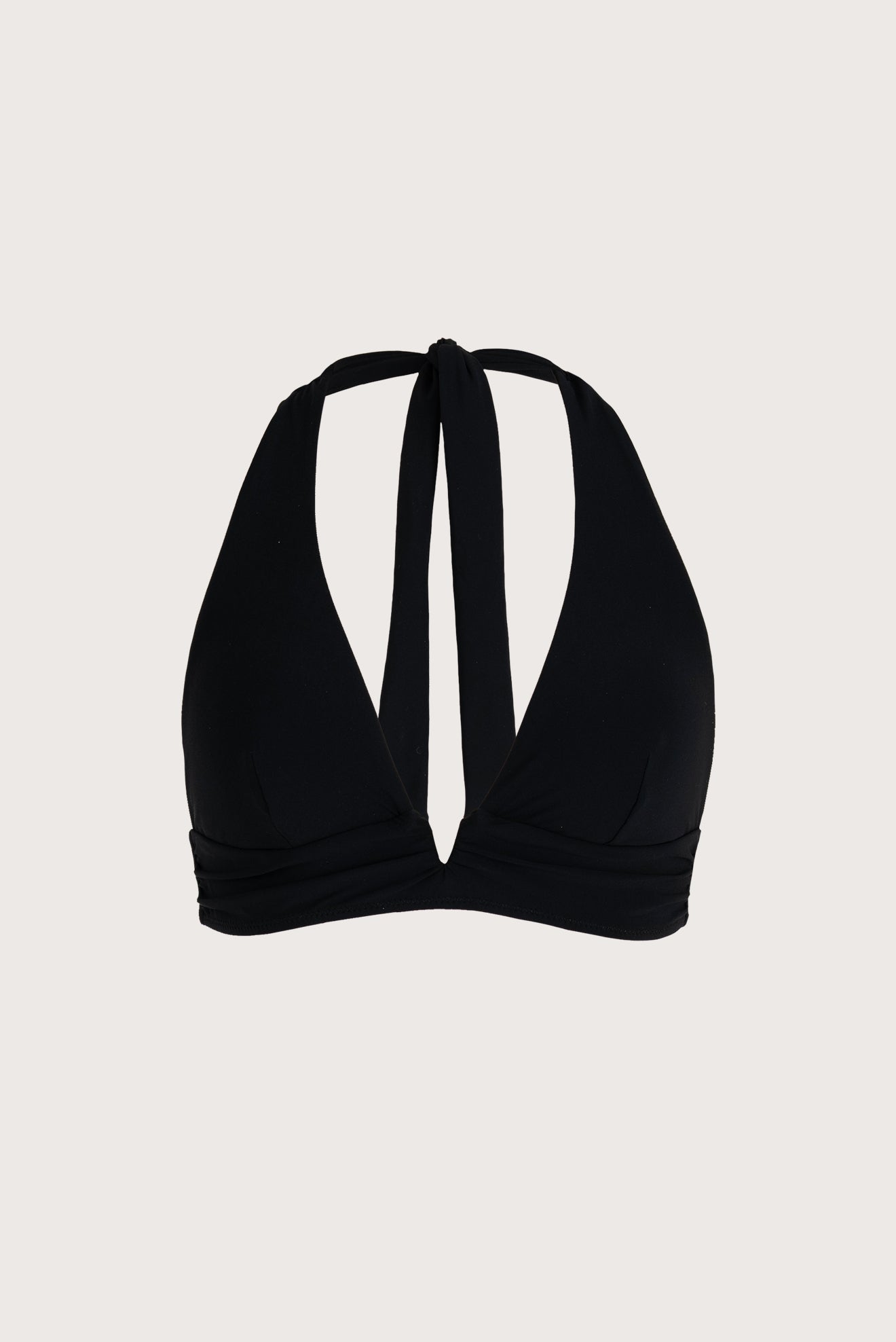 Attalea Black Halter V Top