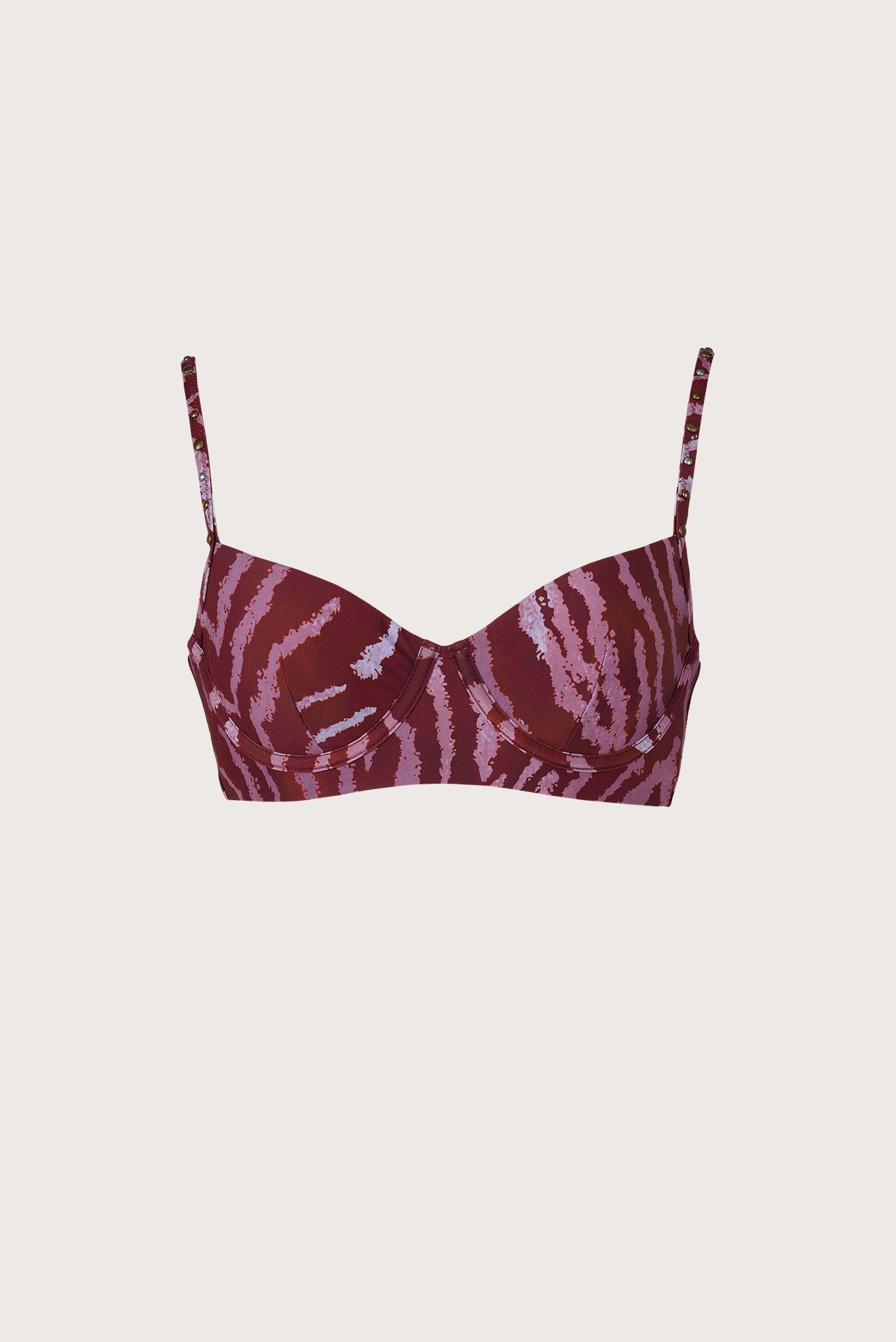 Zafira Stud Corset Bikini Top
