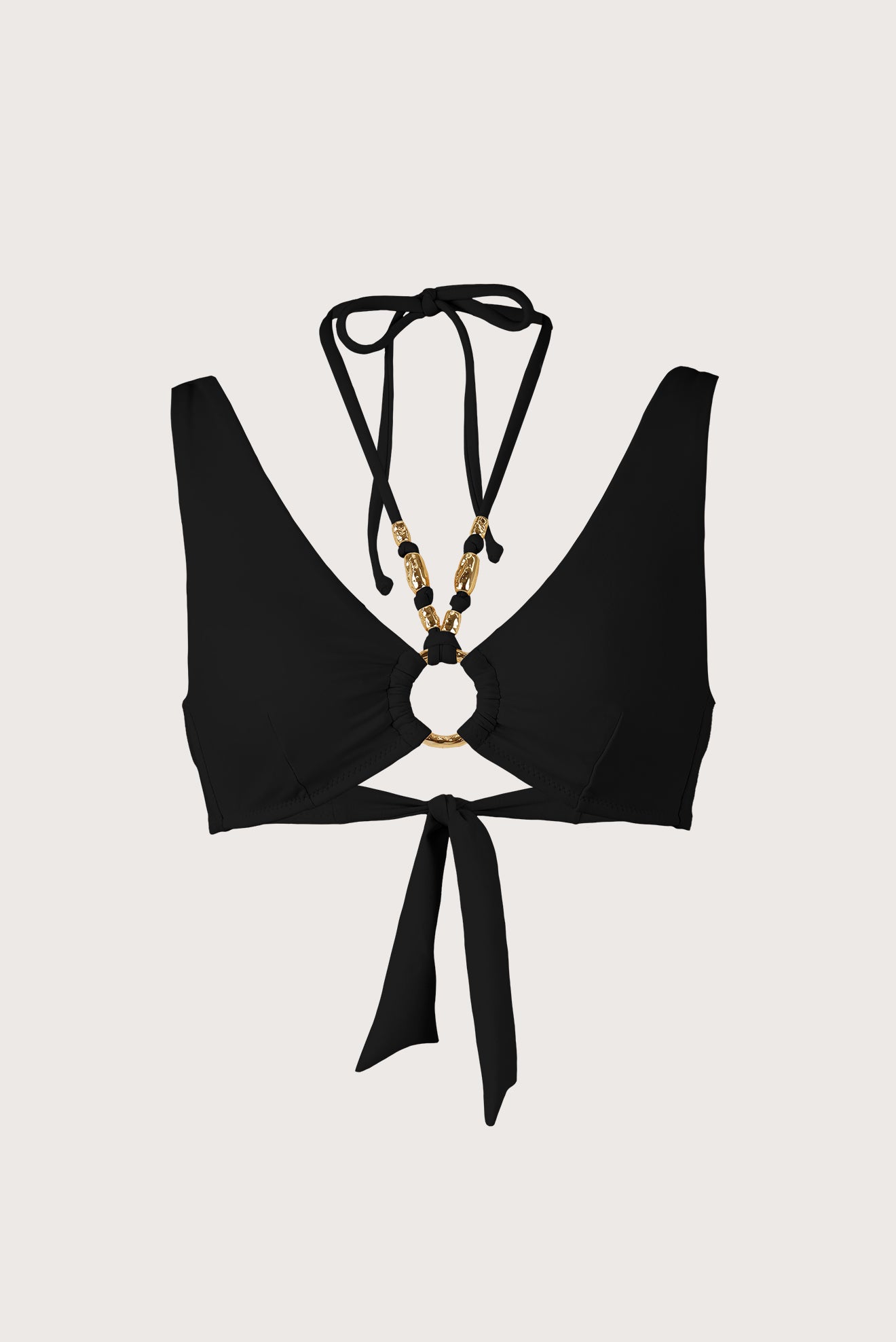 Top Accesorio Metálico Negro