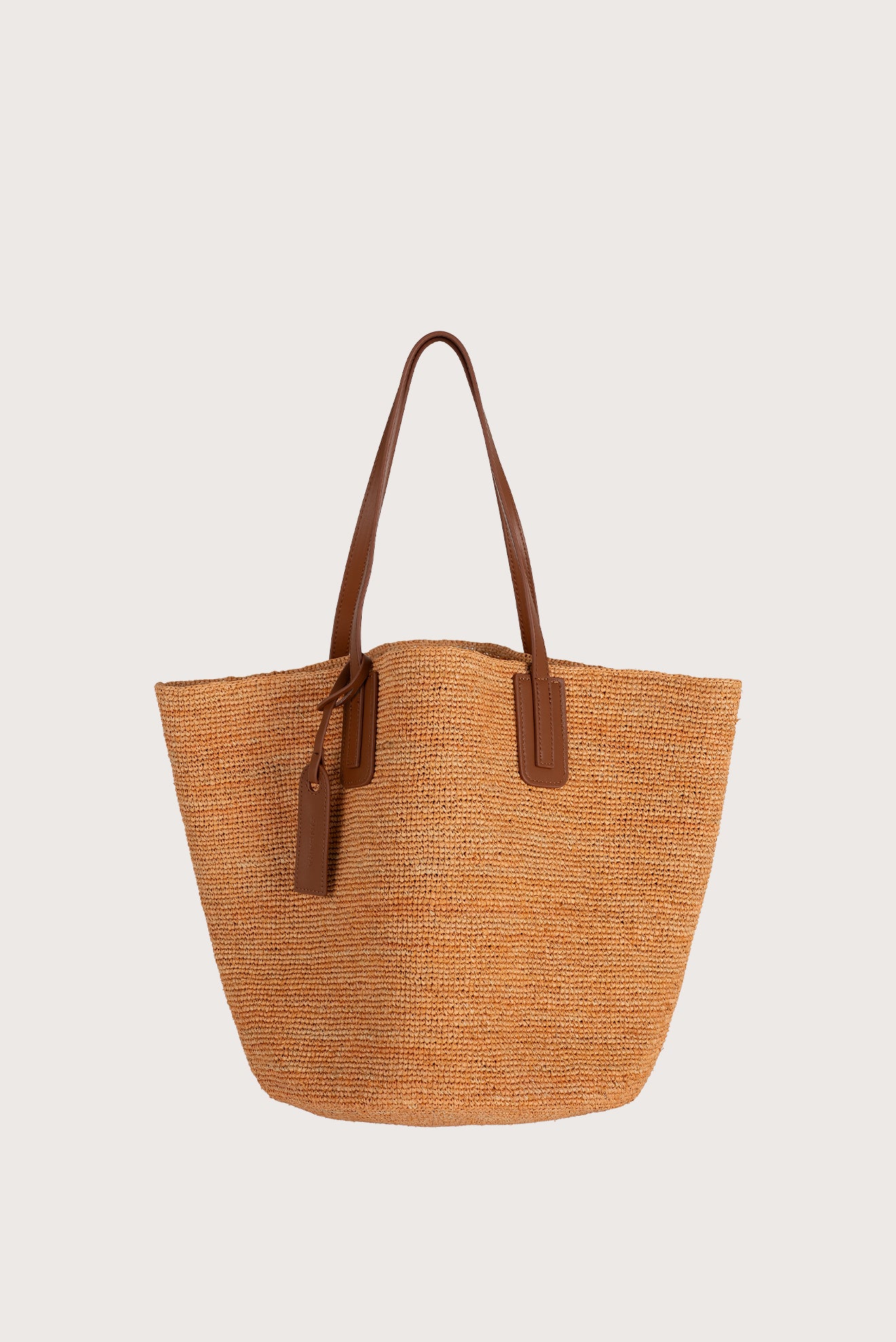 Classic Raffia Tote Bag in Natural