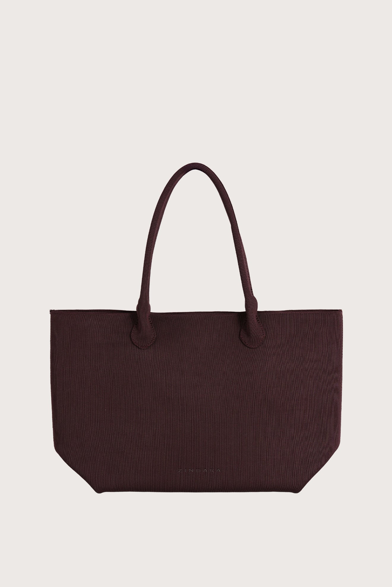 Knitted Sabia Tote Chocolate