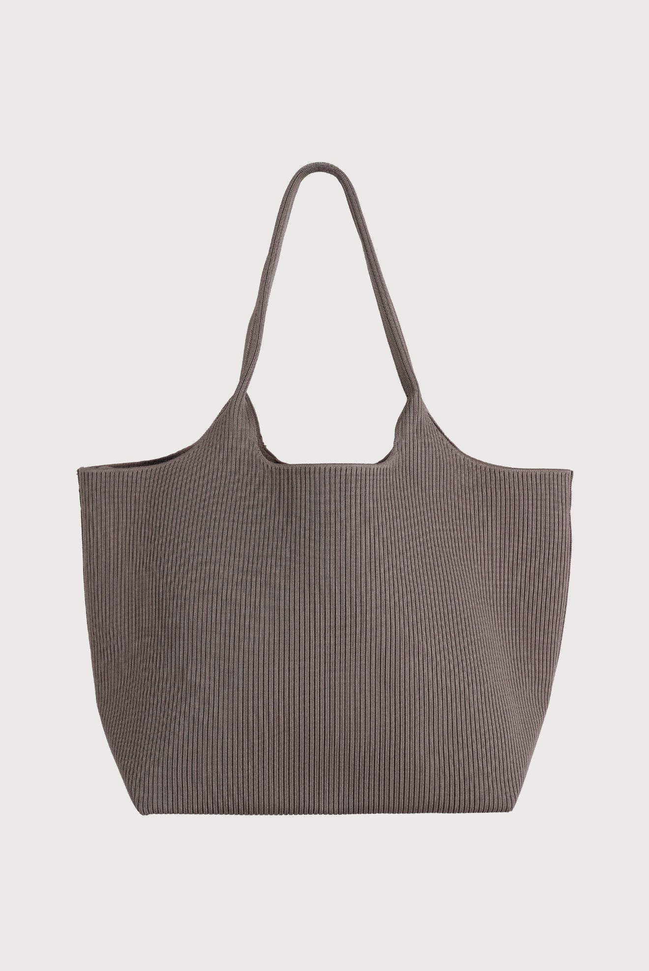 Bolso Tote Tejido Café