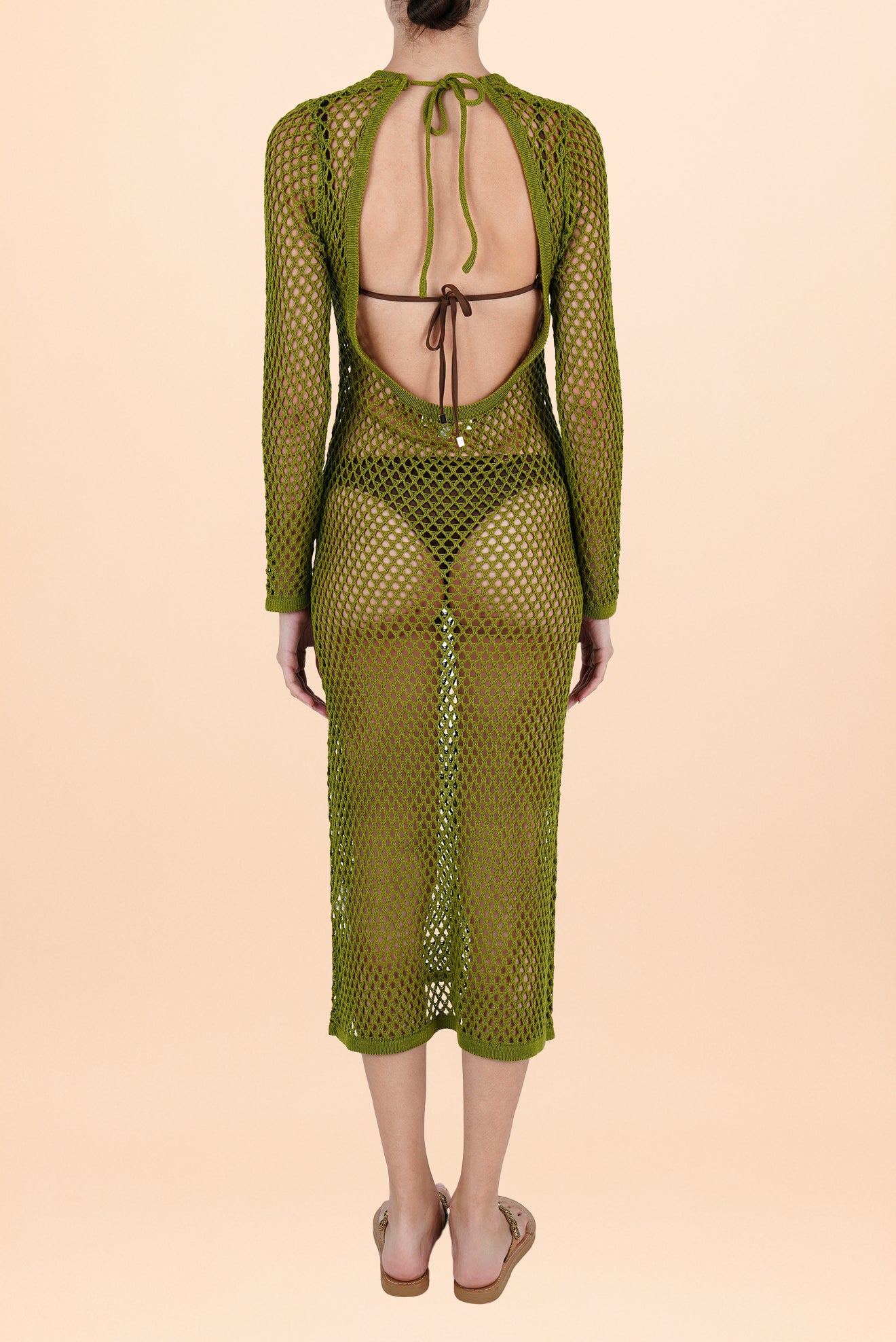 Caraiba Long Dress Green