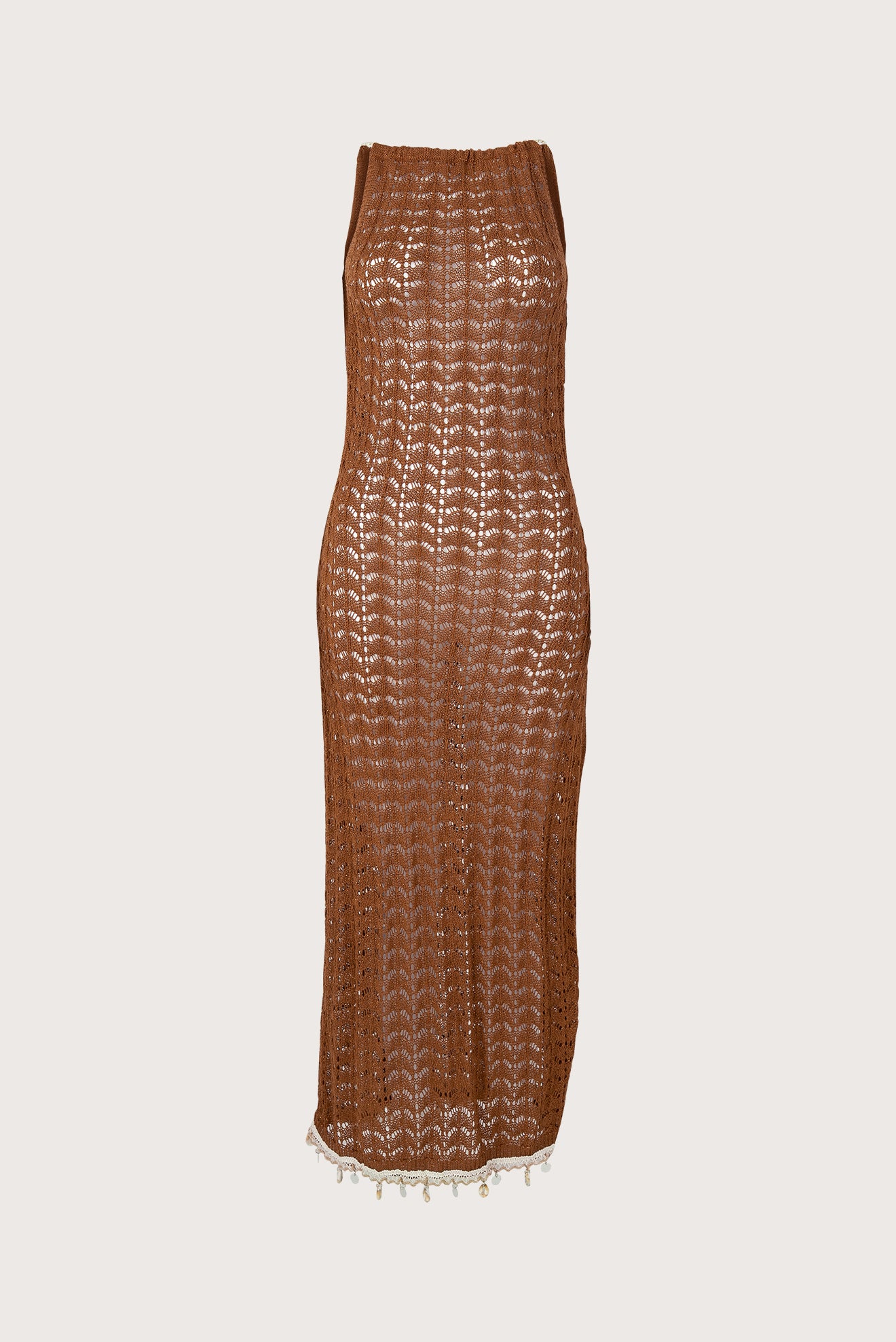 Vestido Largo Caraiba Dorado