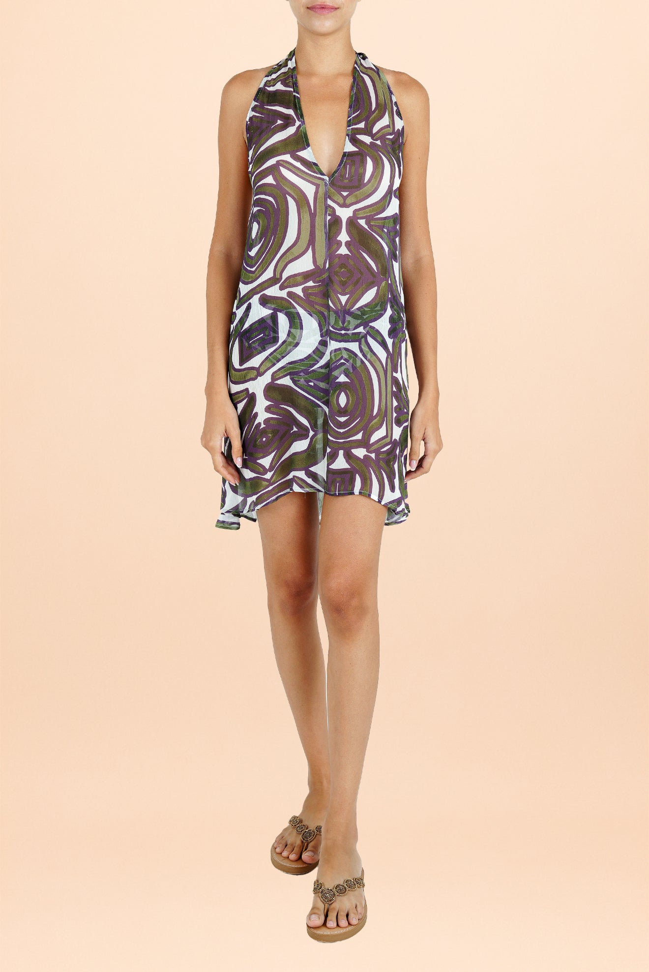 Ceiba Halter Short Dress