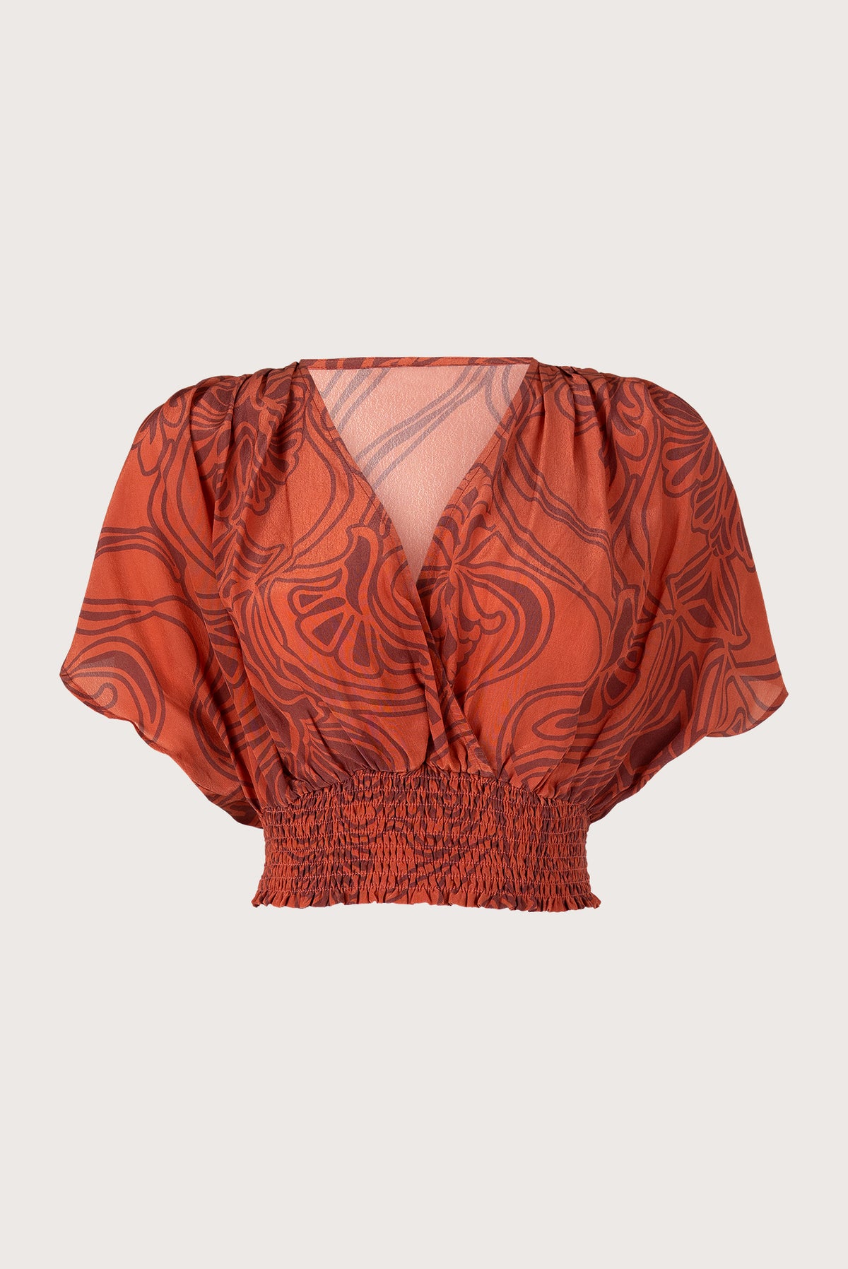 Amira Solid Top Blouse