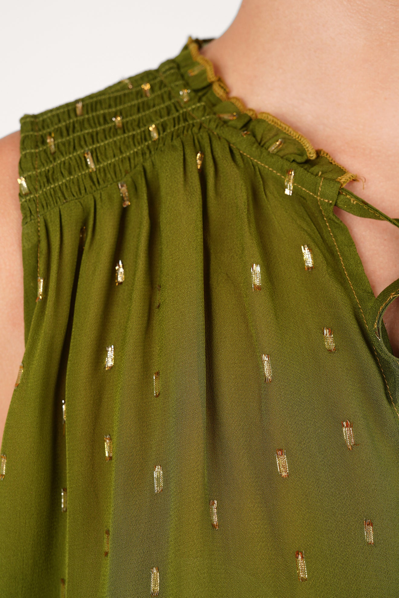 Blusa Top Sabia Verde