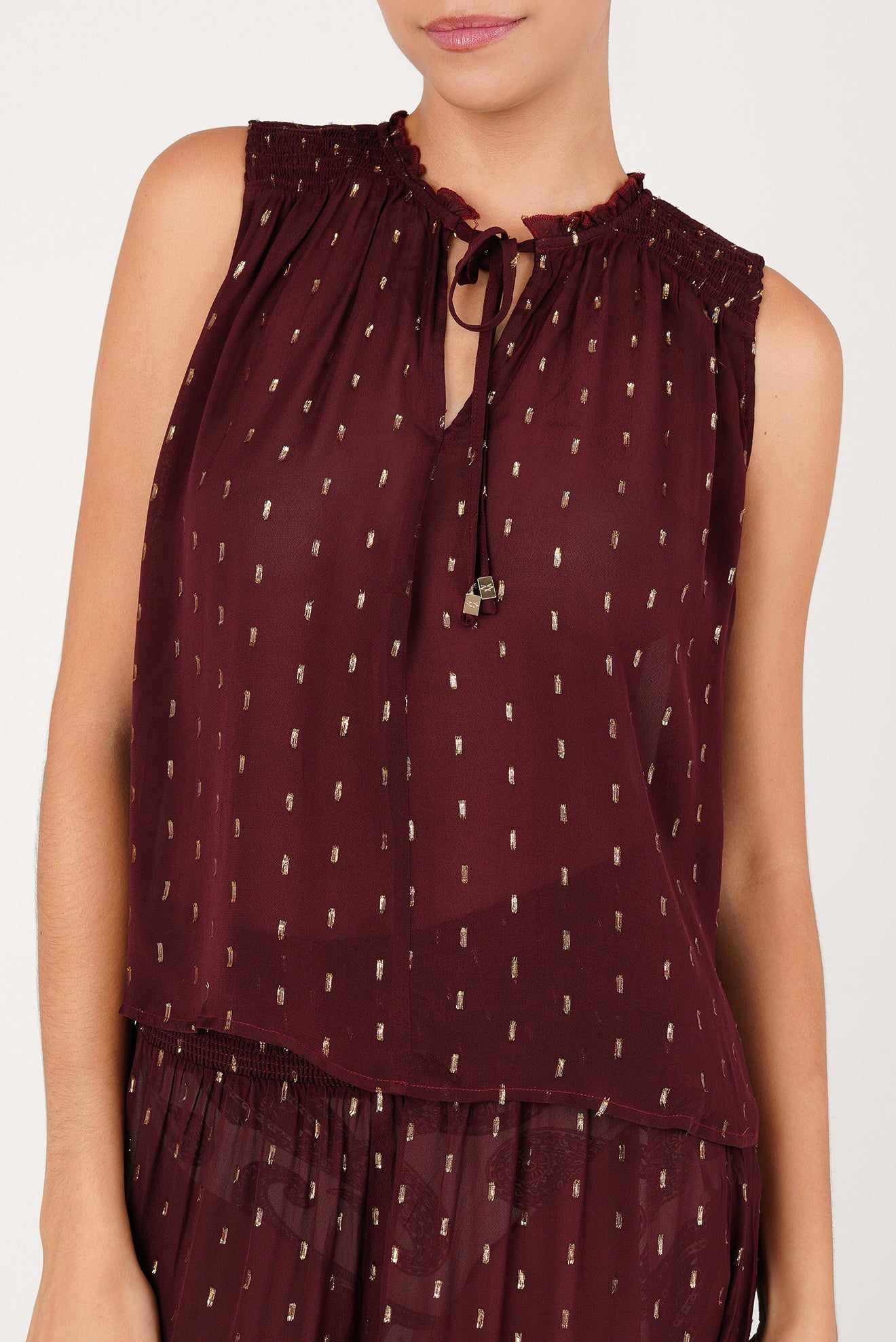 Blusa Top Sabia Morado