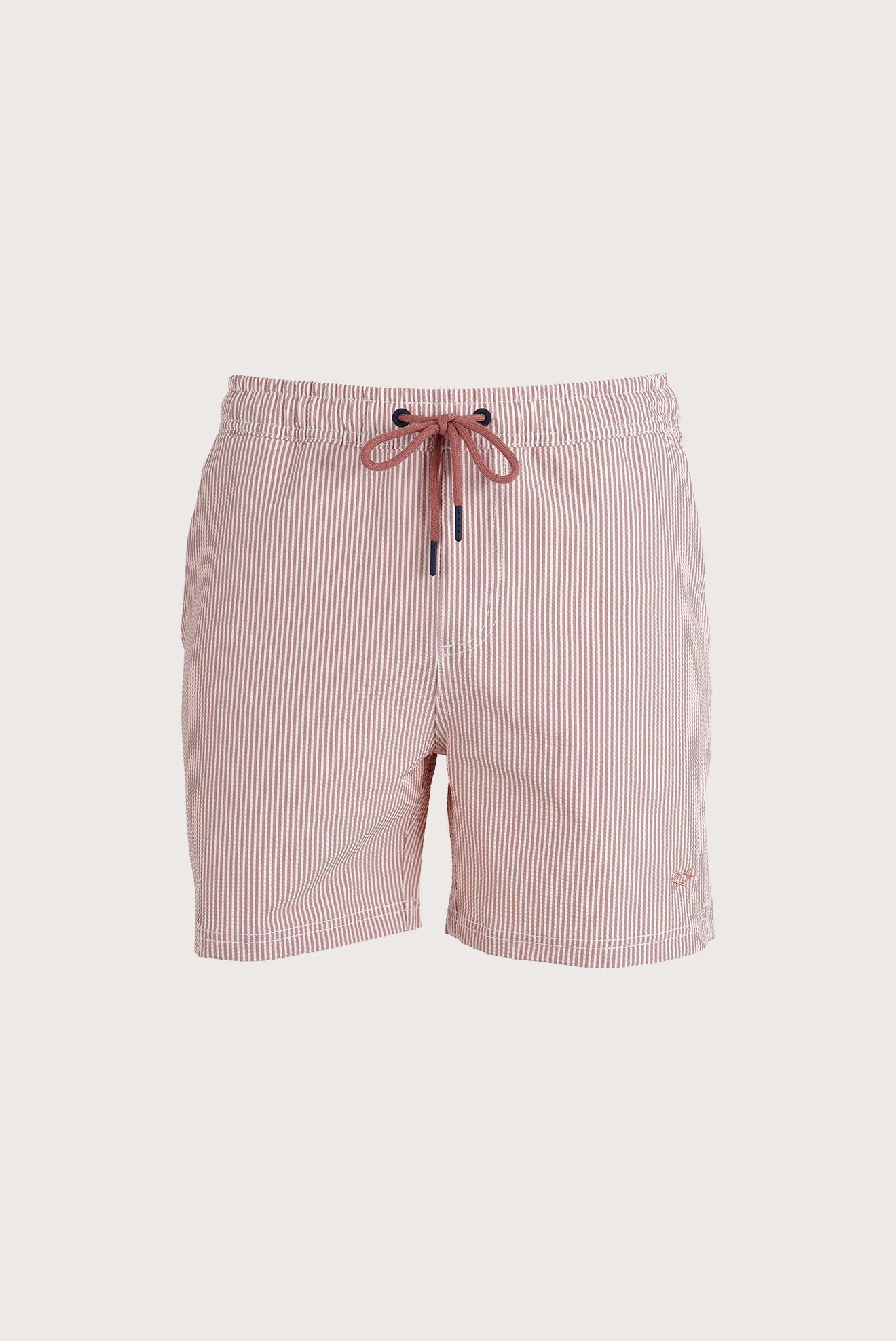 Short Caballero Coral-Blanco