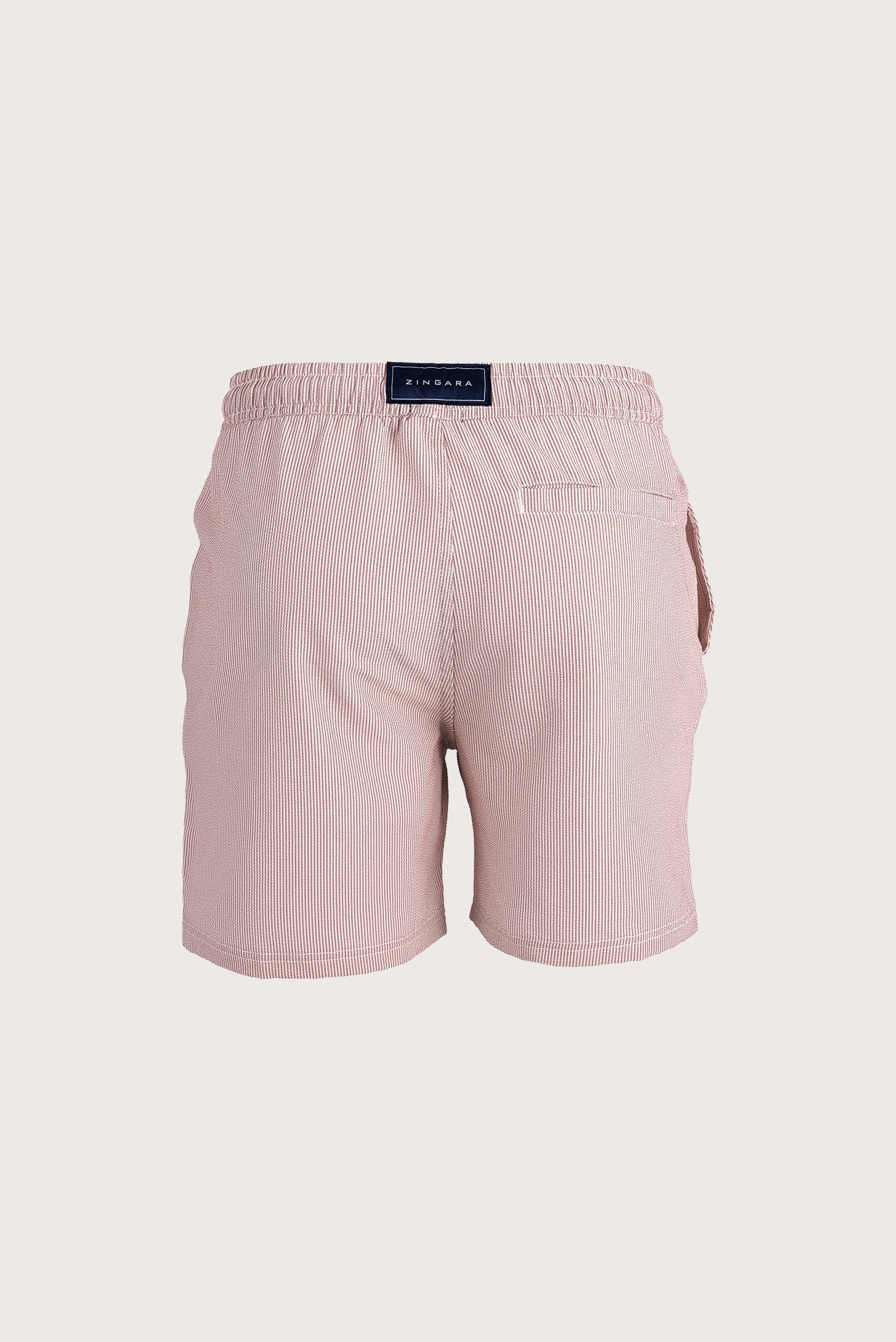 Short Caballero Coral-Blanco
