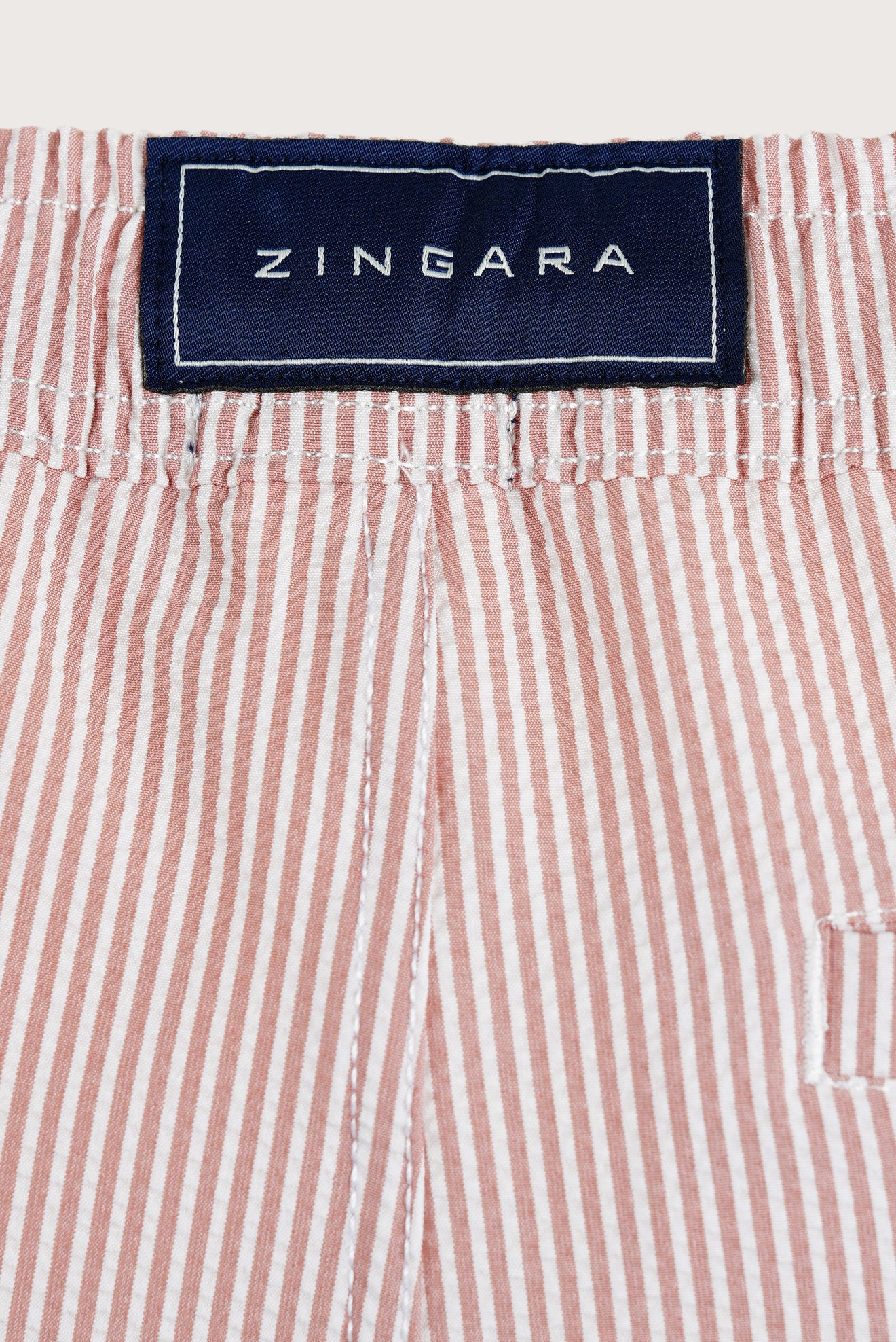 Short Caballero Coral-Blanco