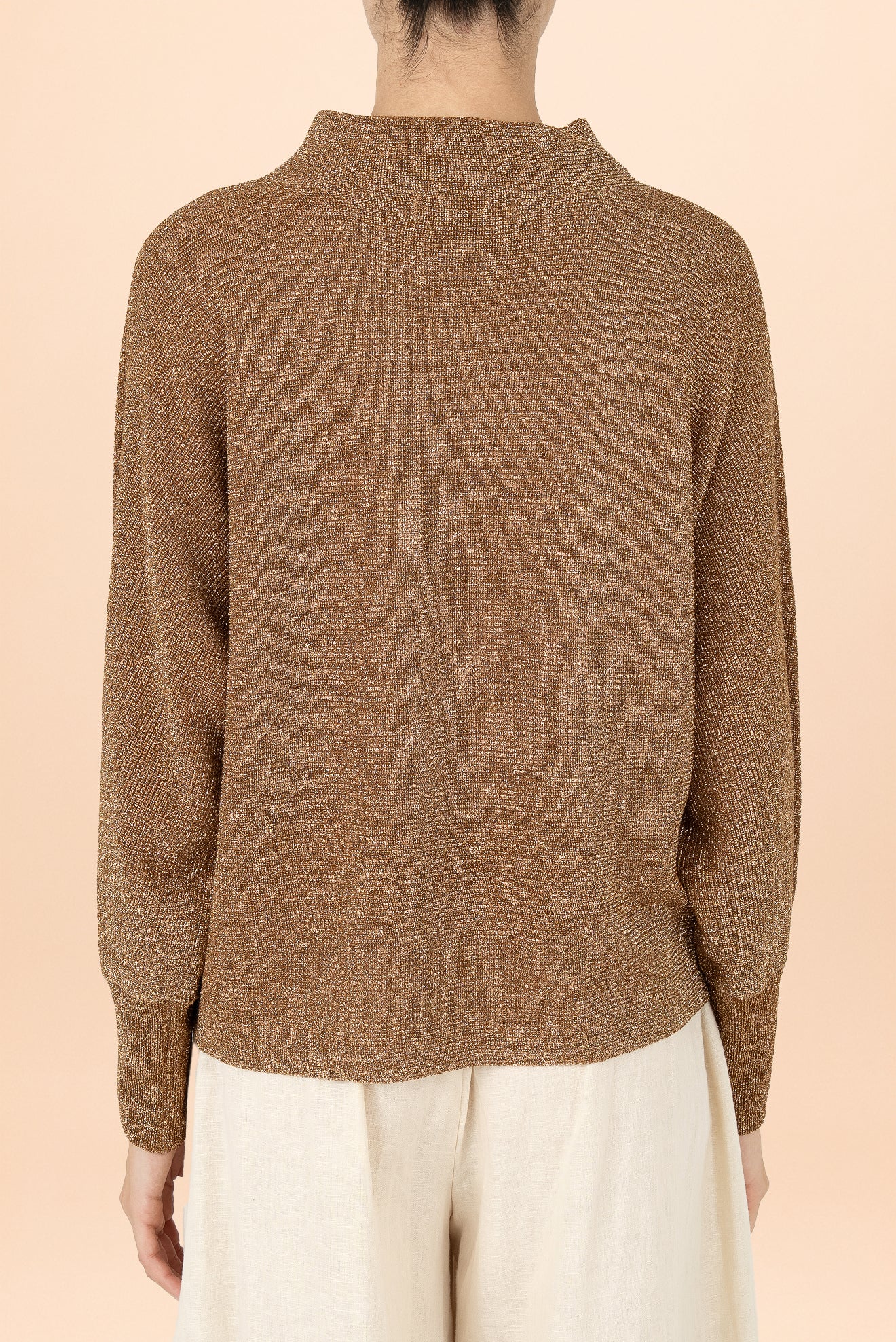 Gold Perla Bell Sweater
