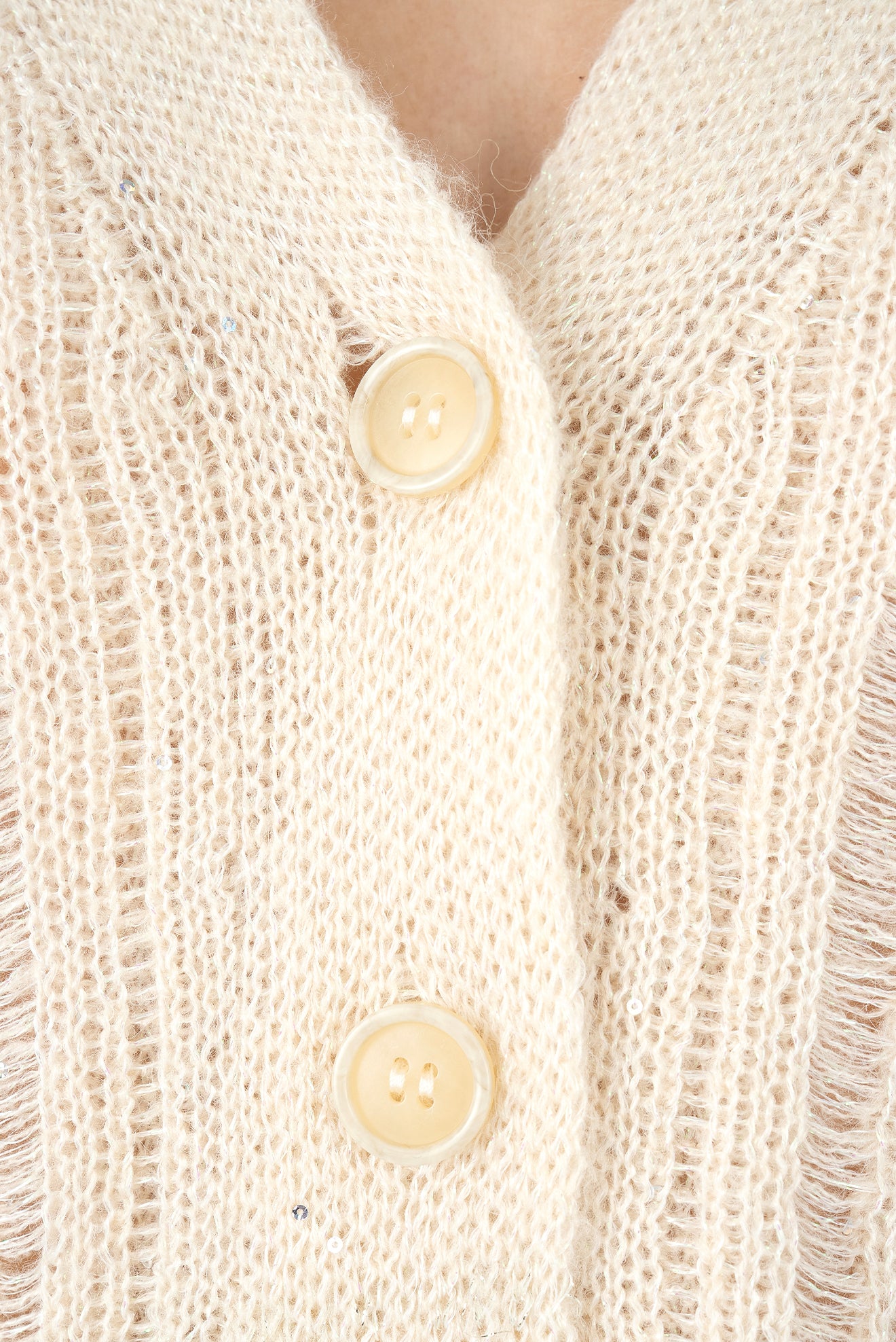Cardigan Perla Marfil