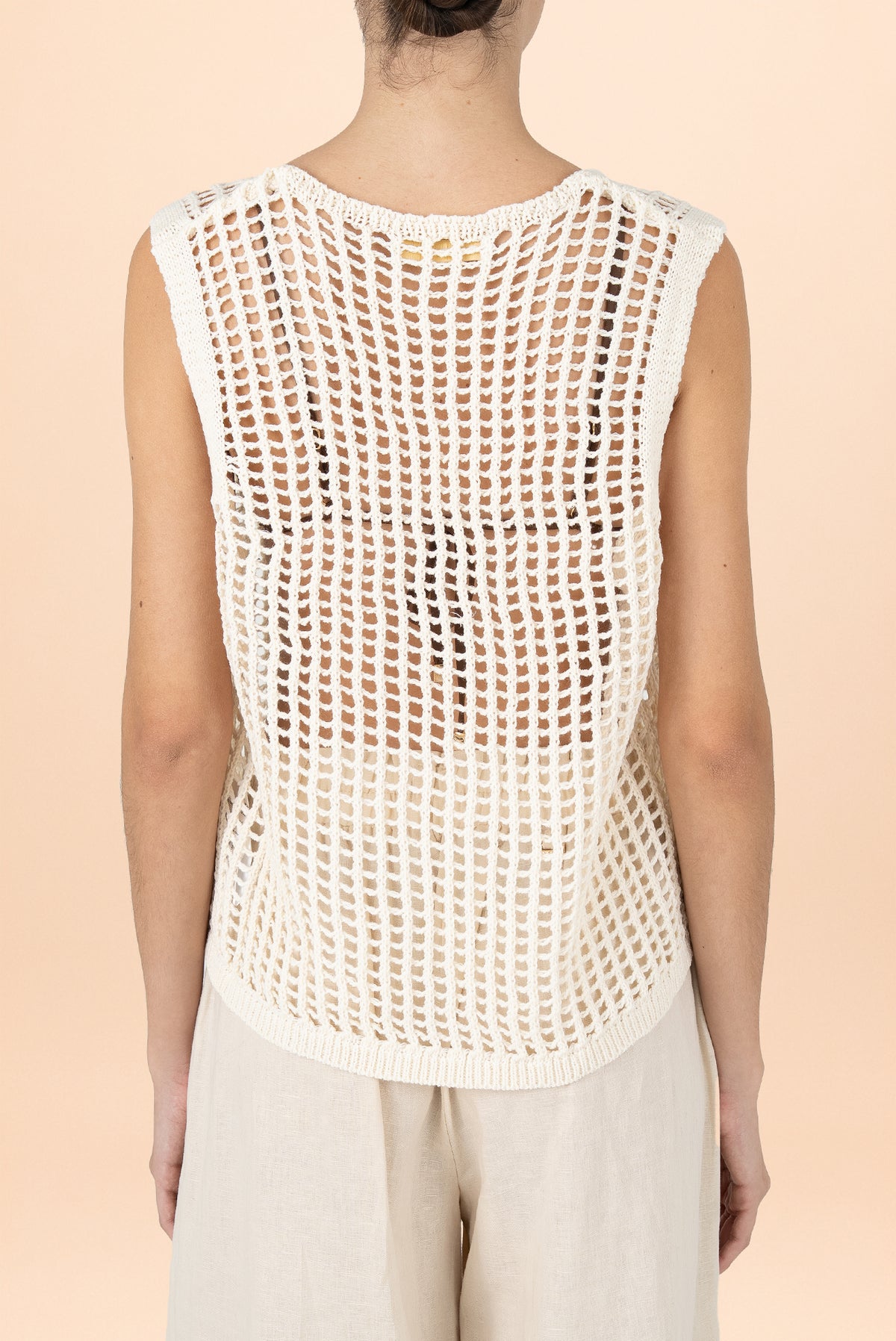 Genie Off-White Vest