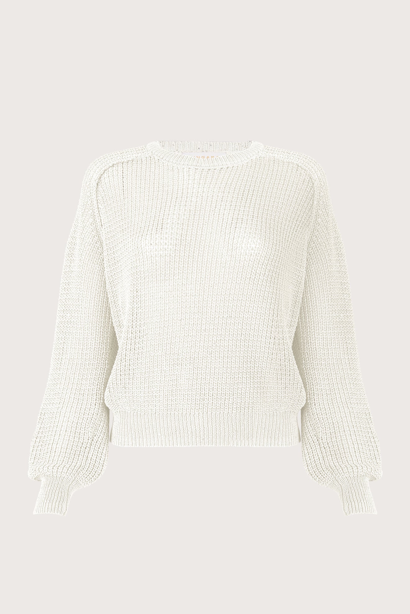 Lorena Shine White Sweater