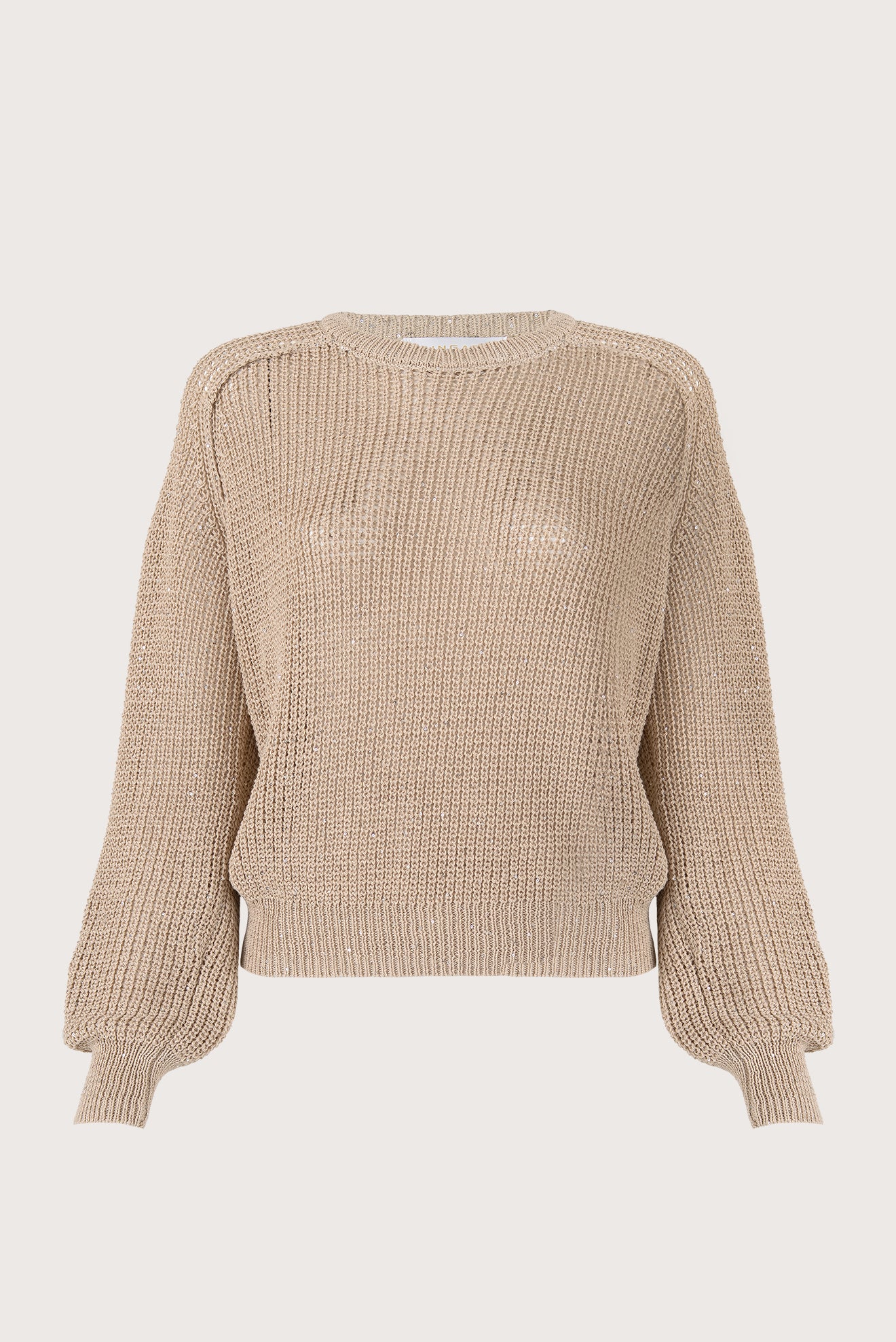 Lorena Taupe Shine Sweater